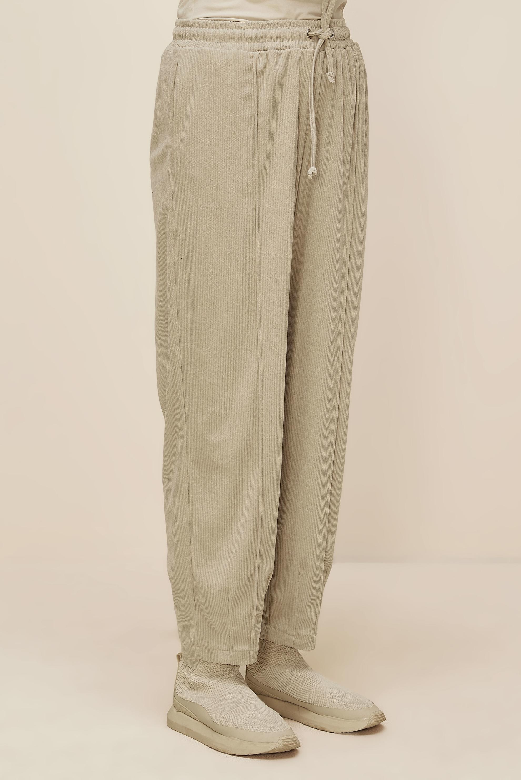 Tesettür giyim BEJ KADİFE PANTOLON 70910