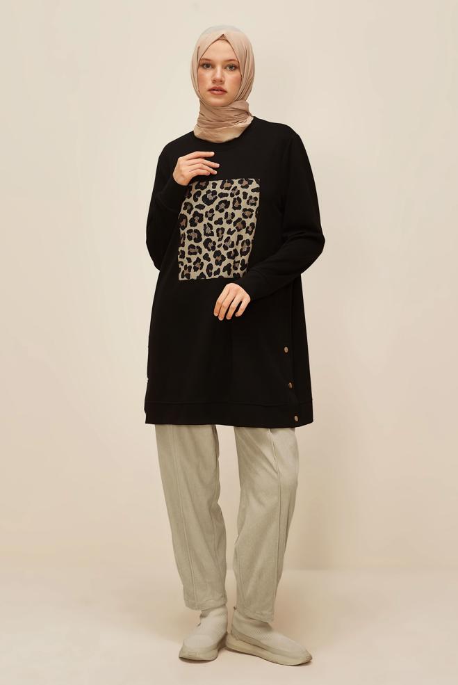 Vêtements hijab BEIGE PANTALON EN VELOURS 70910 - ALVİNA