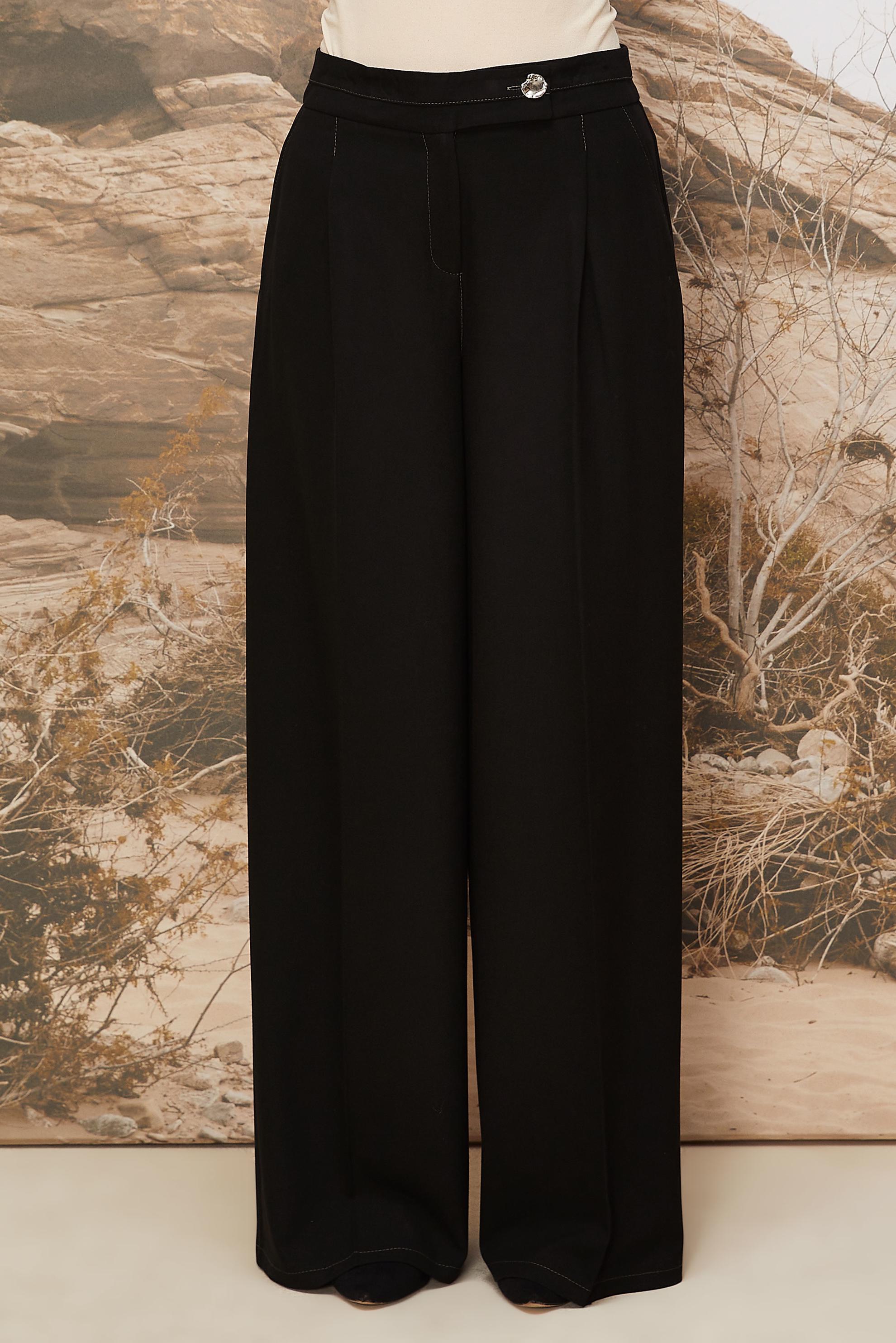 Tesettür giyim SİYAH 70911 KARDELEN PANTOLON  38-46 TEK40