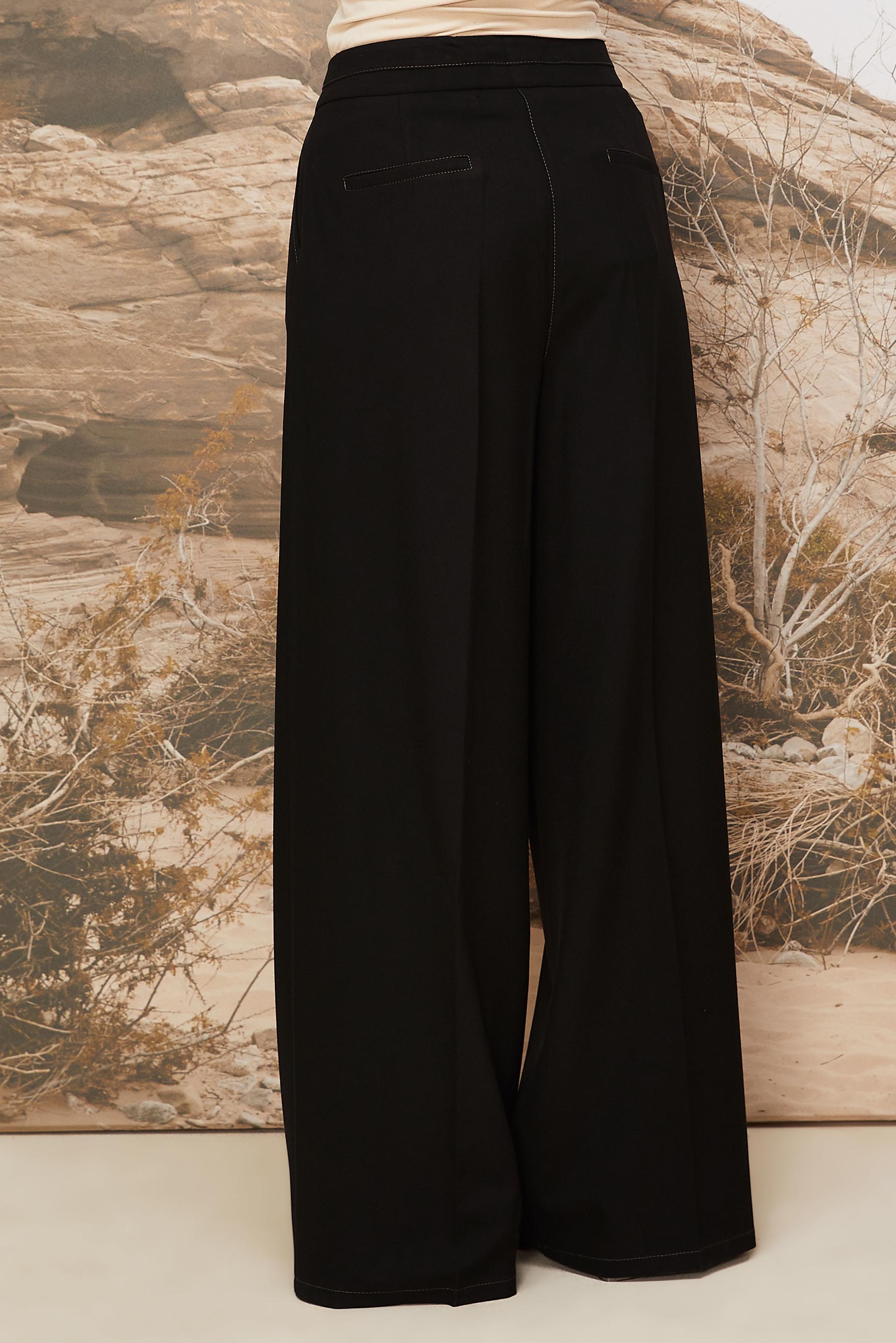 Tesettür giyim SİYAH 70911 KARDELEN PANTOLON  38-46 TEK40