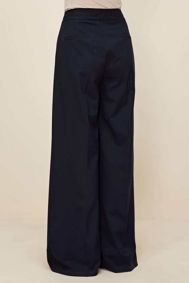 Vêtements hijab BLEU MARINE PANTALON LARGE 70911 - ALVİNA