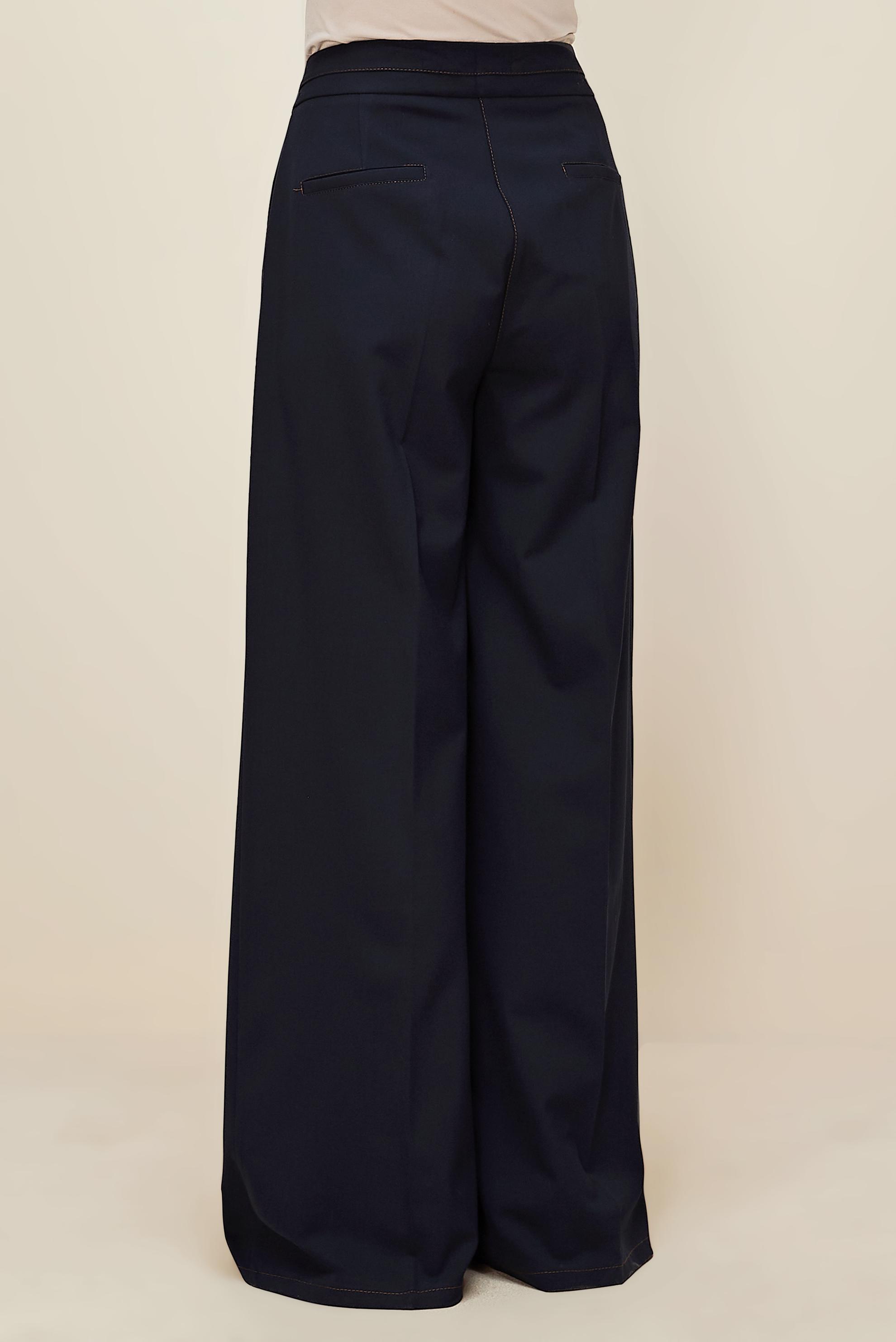 Tesettür giyim LACİVERT GENİŞ PAÇA PANTOLON 70911