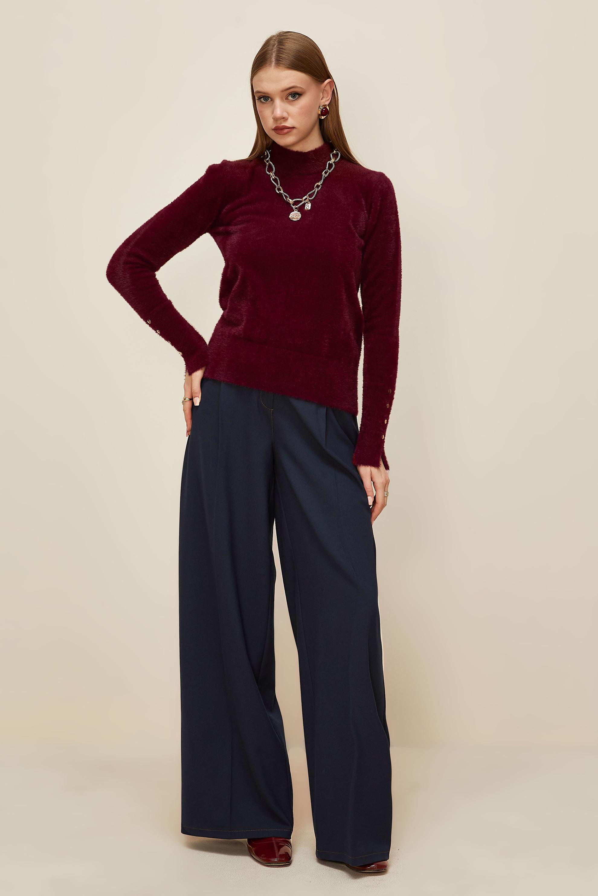 Tesettür giyim LACİVERT GENİŞ PAÇA PANTOLON 70911