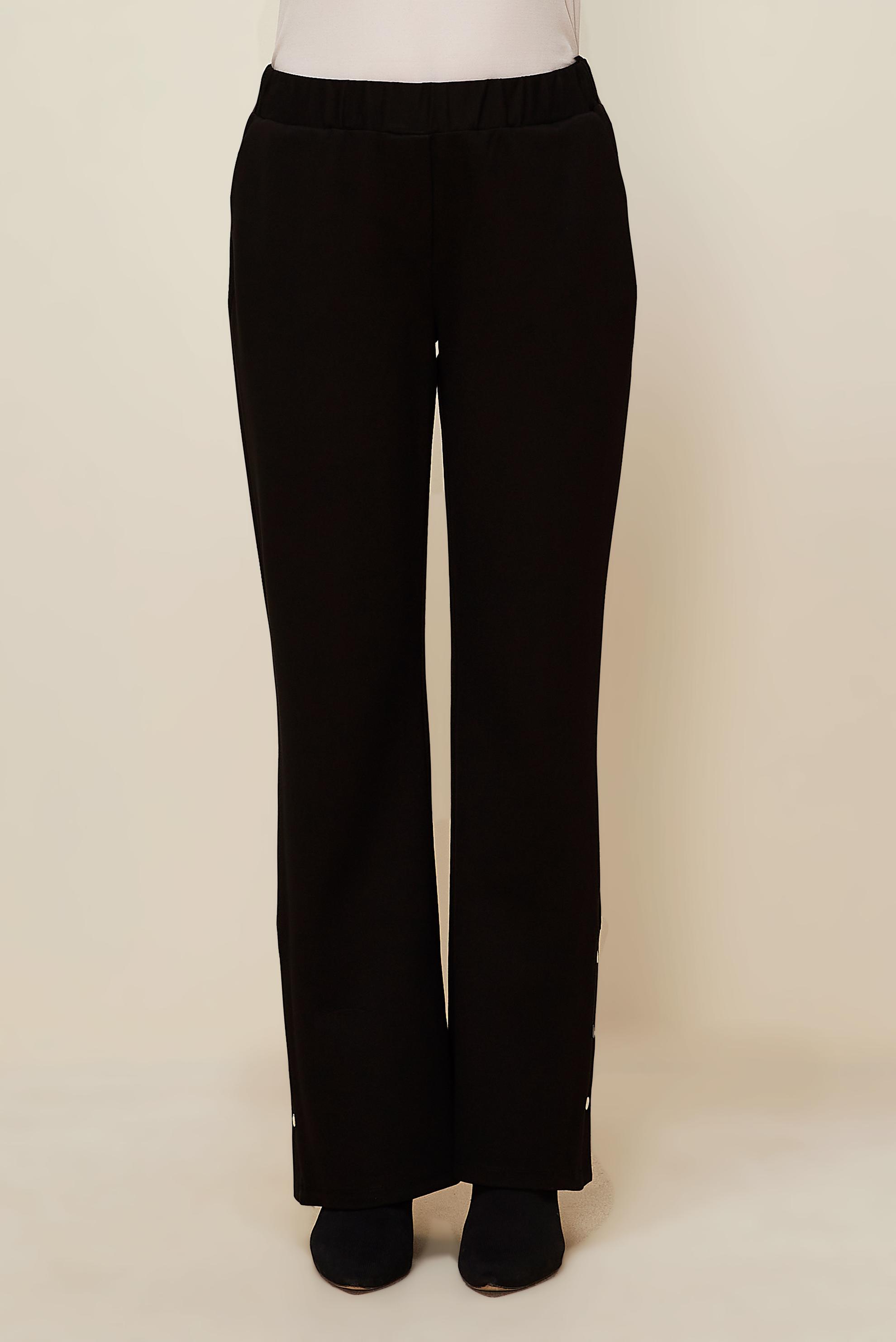 Hijab clothing BLACK SNAPPED TROUSERS 70912