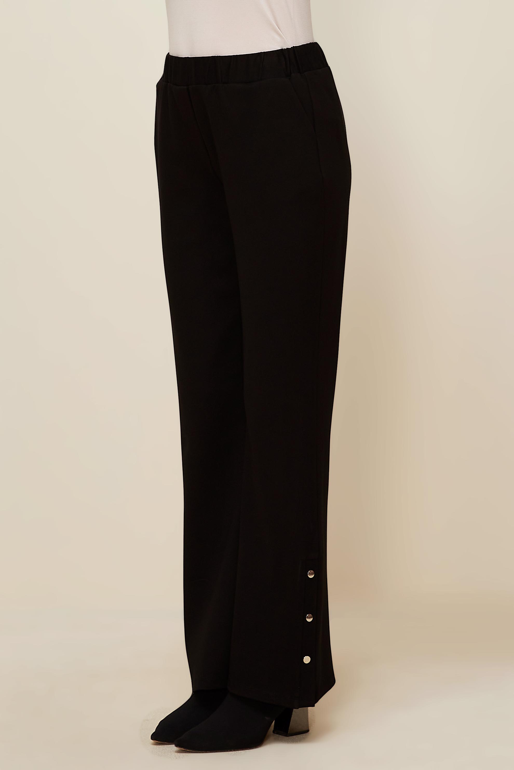 Hijab clothing BLACK SNAPPED TROUSERS 70912