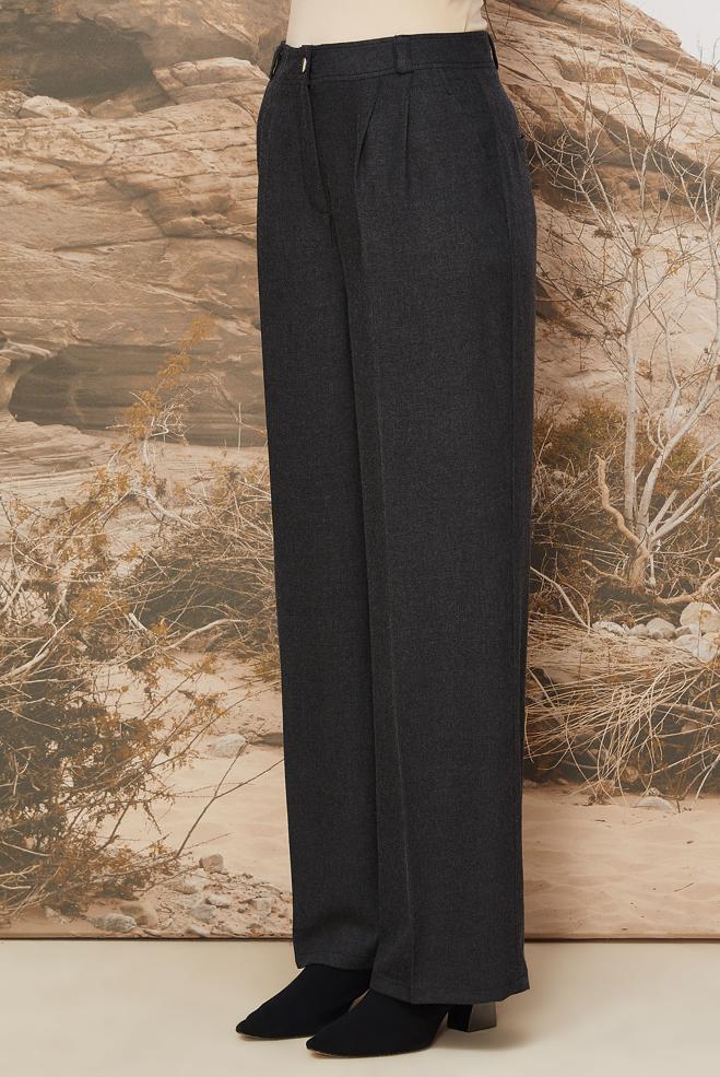 Vêtements hijab NOIR PANTOLON PALAZZO 70914 - ALVİNA