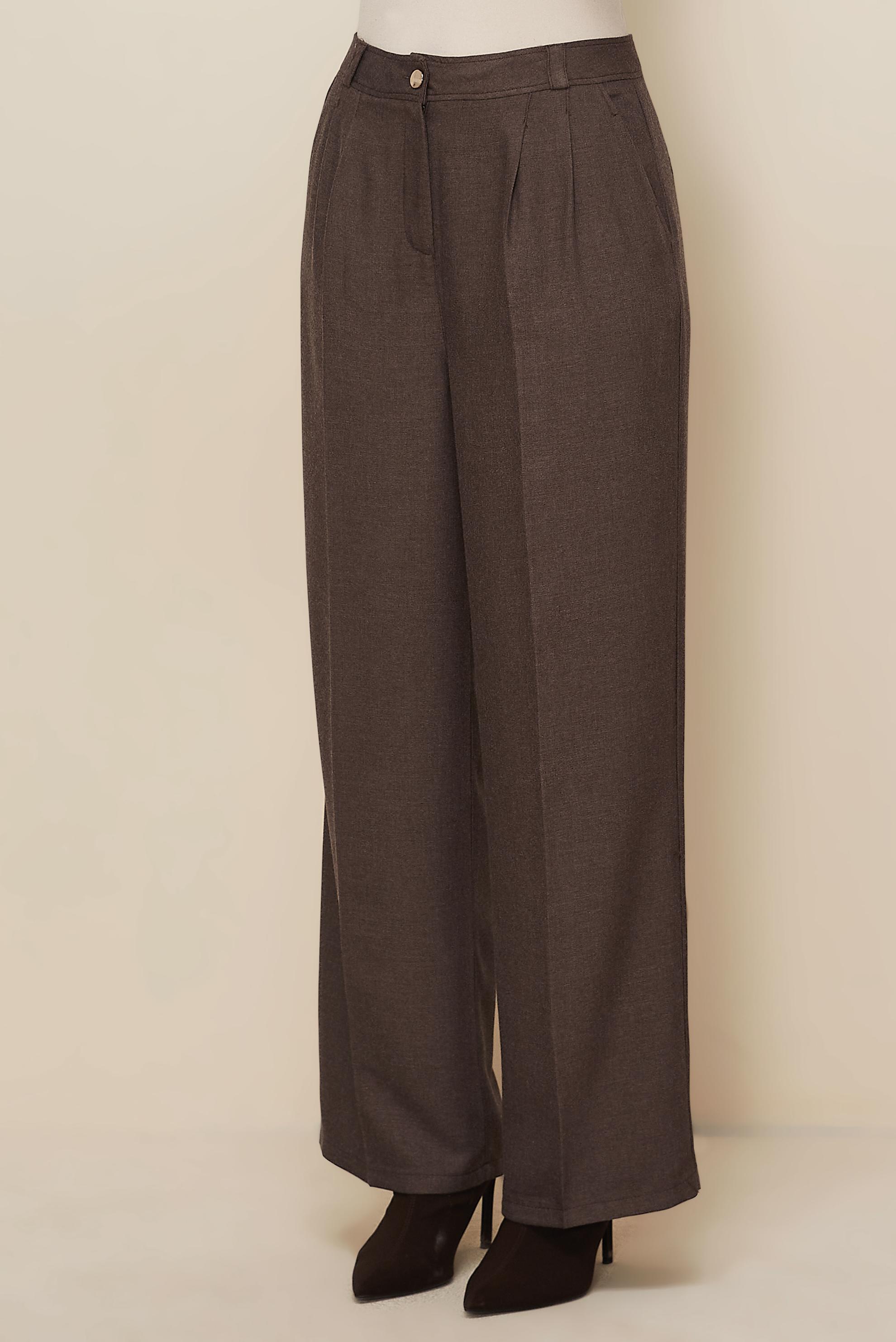 Vêtements hijab BRUN PANTOLON PALAZZO 70914