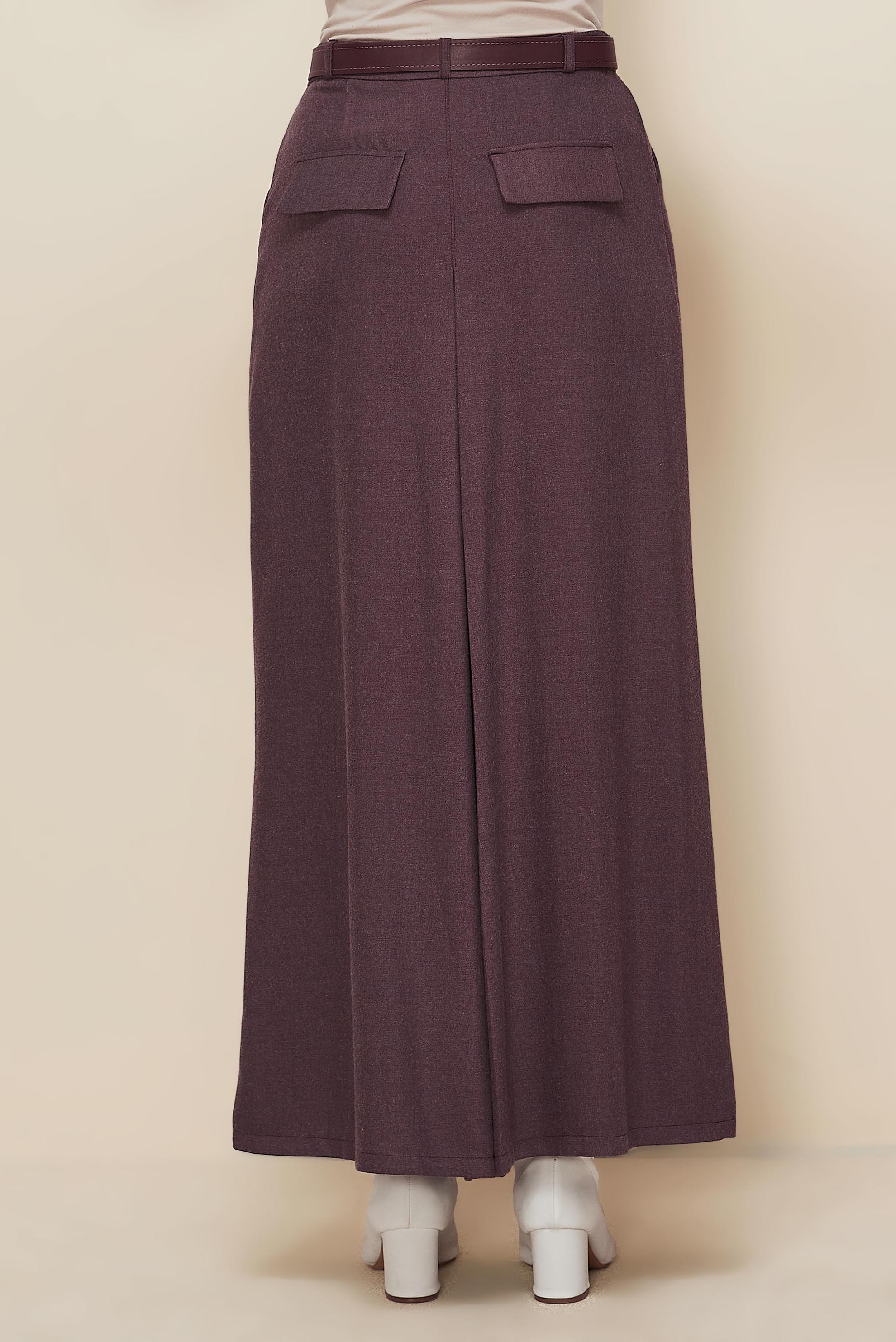 Vêtements hijab ROUGE BORDEAUX PANTALON FAÇON JUPE 70915