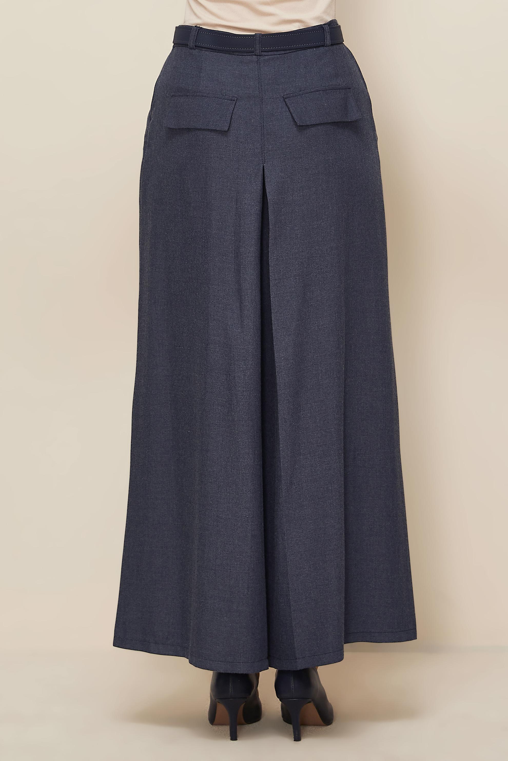 Vêtements hijab BLEU MARINE PANTALON FAÇON JUPE 70915