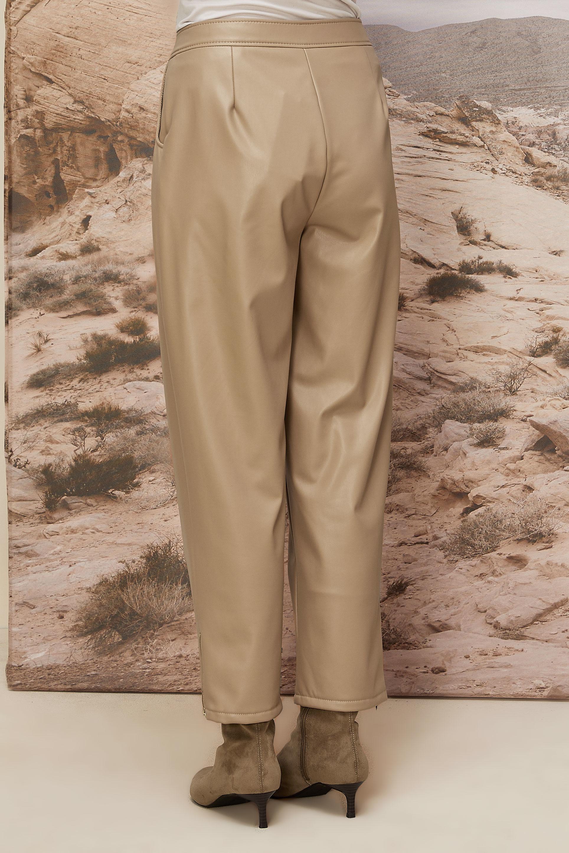 Vêtements hijab BEIGE PANTALON EN SIMILI CUIR 70916