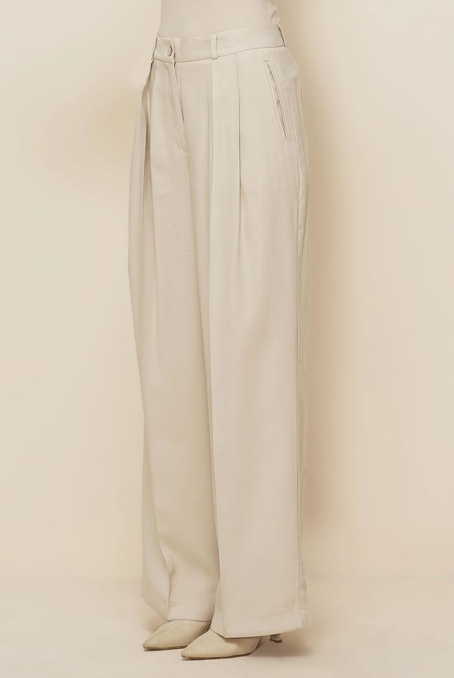 Tesettür giyim BEJ 70917 RD-421 PANTOLON 38-44 TEK40 - ALVİNA