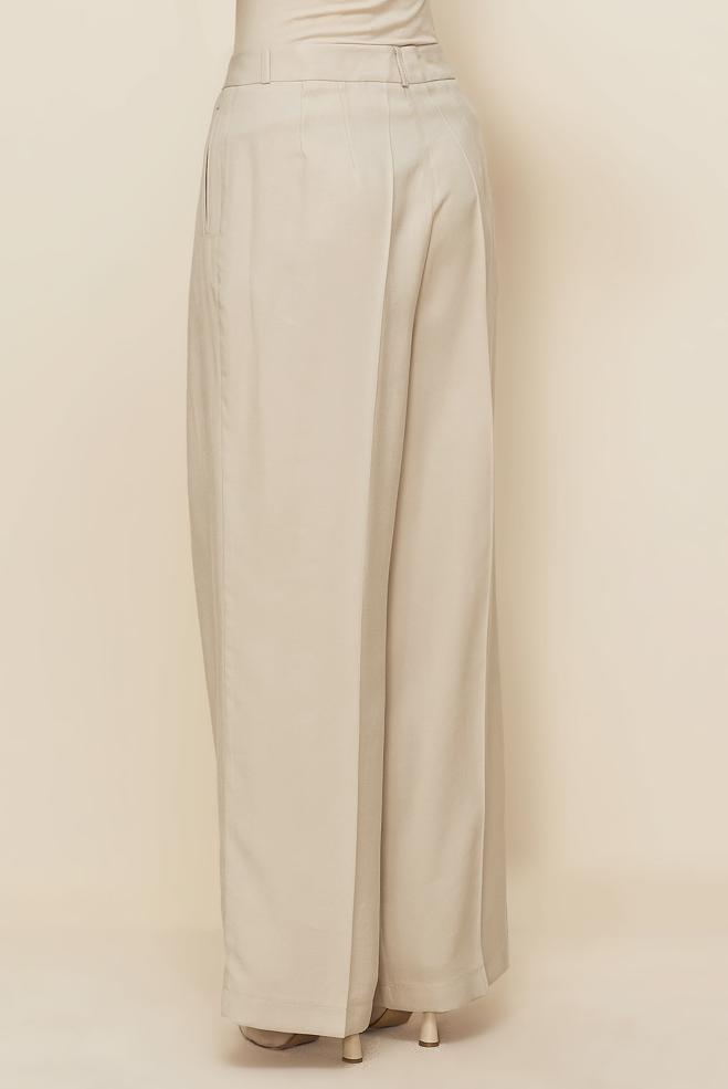 Tesettür giyim BEJ 70917 RD-421 PANTOLON 38-44 TEK40 - ALVİNA