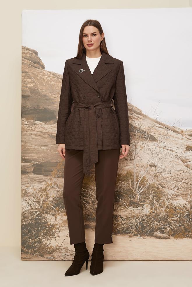 Hijab clothing BROWN 70918 44102 PANTOLON 38-48 TEK42 - ALVİNA