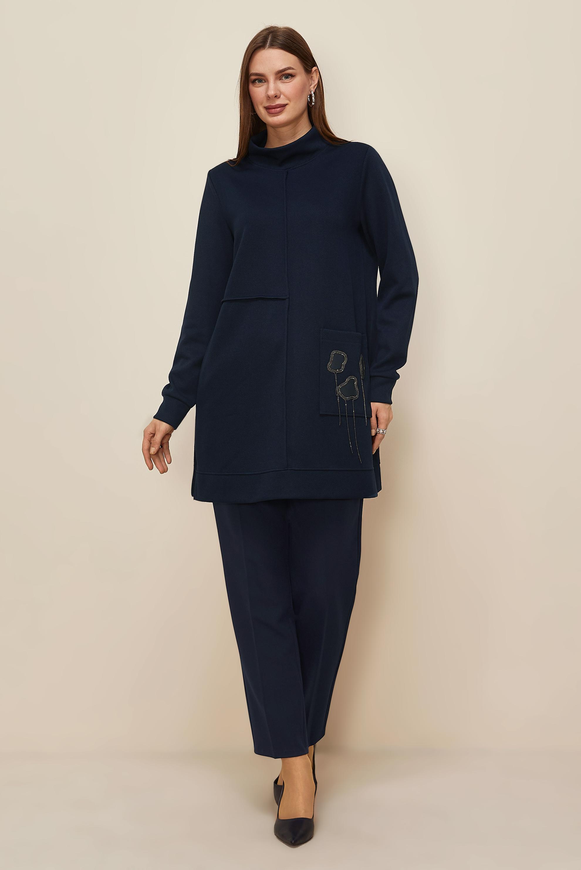 Tesettür giyim LACİVERT 70919 44096 PANTOLON 38-46 TEK 44