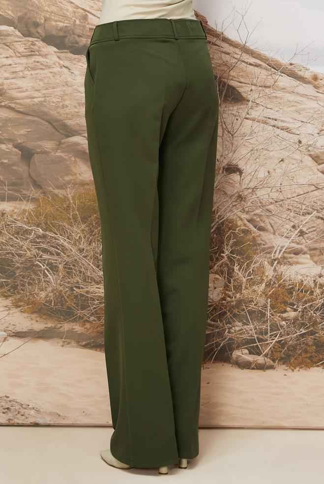 Tesettür giyim HAKİ 70920 44096 PANTOLON 40-48 TEK 38 - ALVİNA