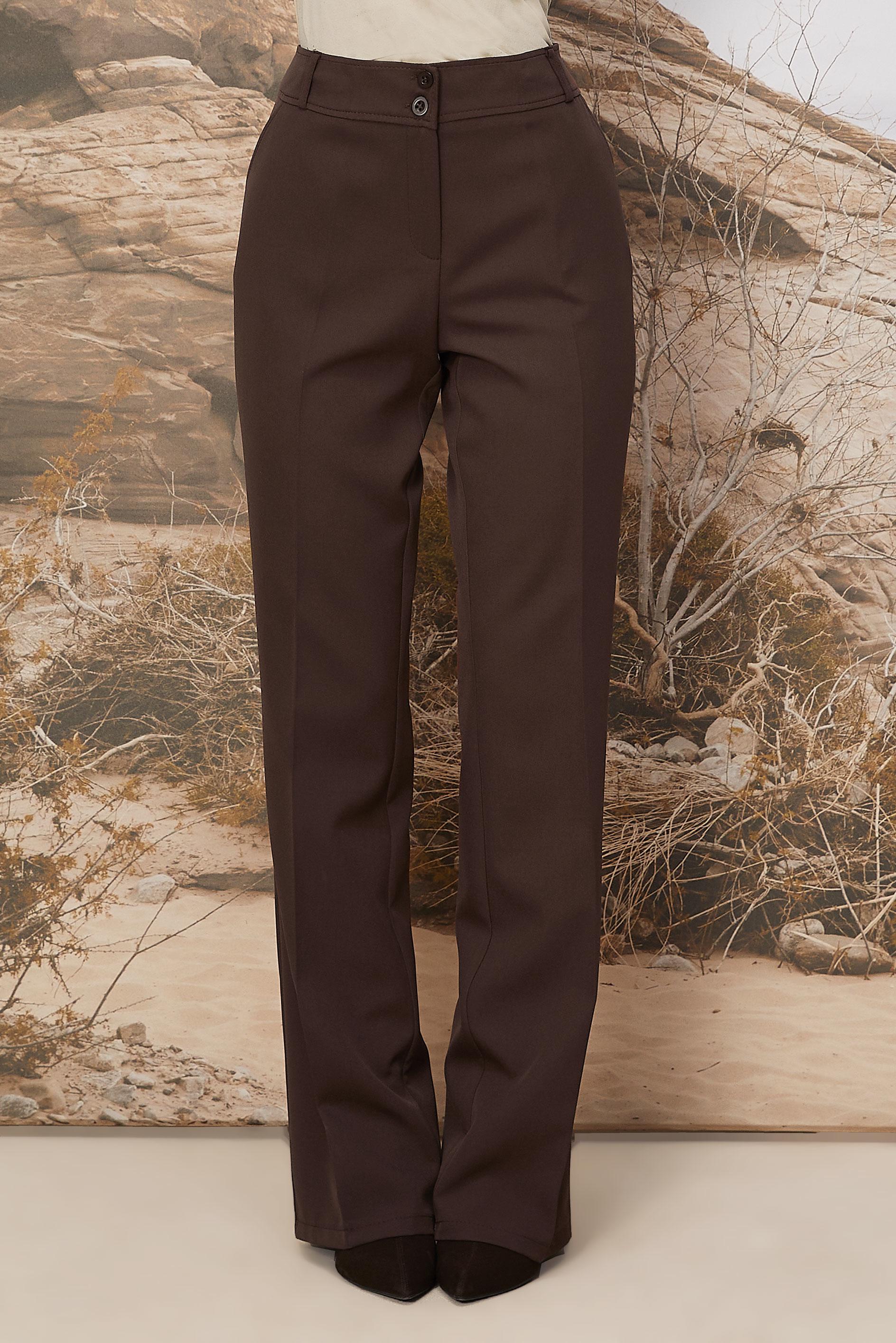 Hijab clothing BROWN STRAIGHT LEG PANTS 70920