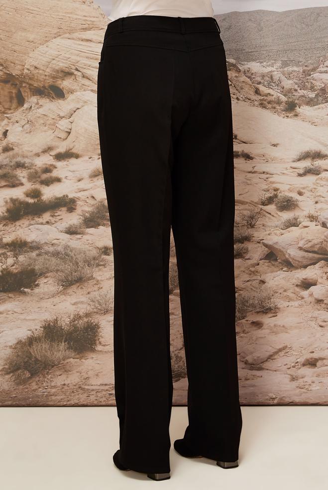 Vêtements hijab NOIR PANTALON COUPE DROITE 70921 - ALVİNA