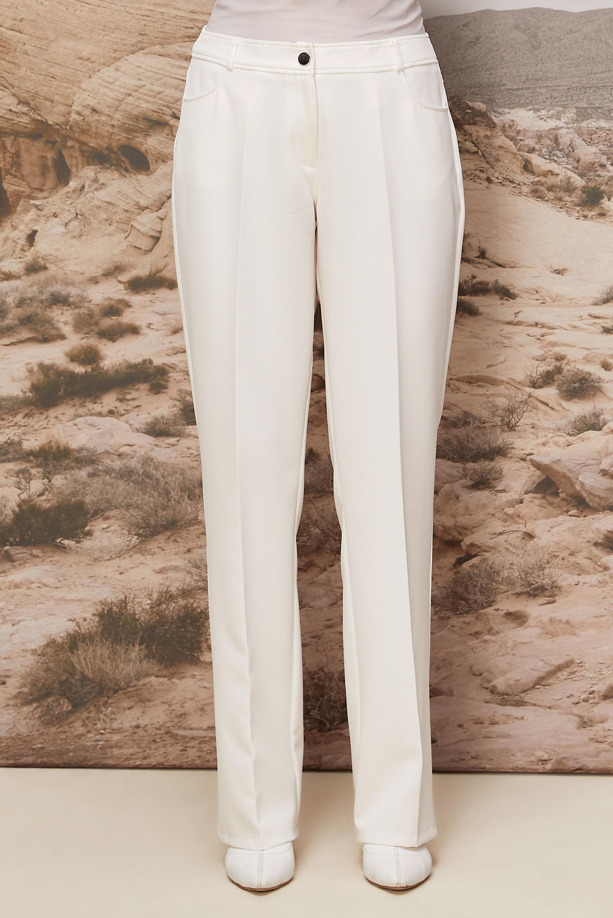 Hijab clothing WHITE STRAIGHT CUT PANTS 70921