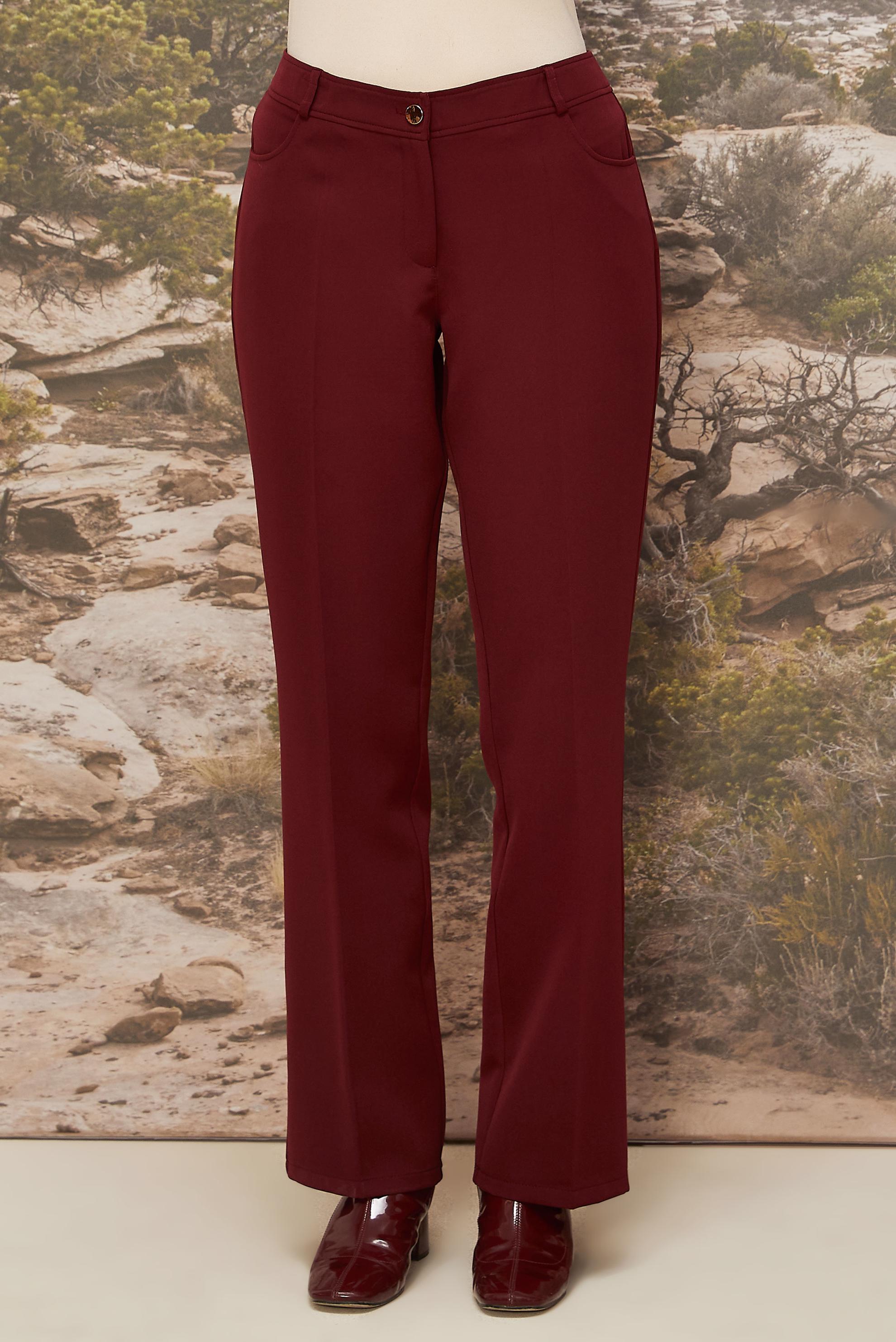 Tesettür giyim BORDO 70921 44102 PANTOLON 40-48 TEK38