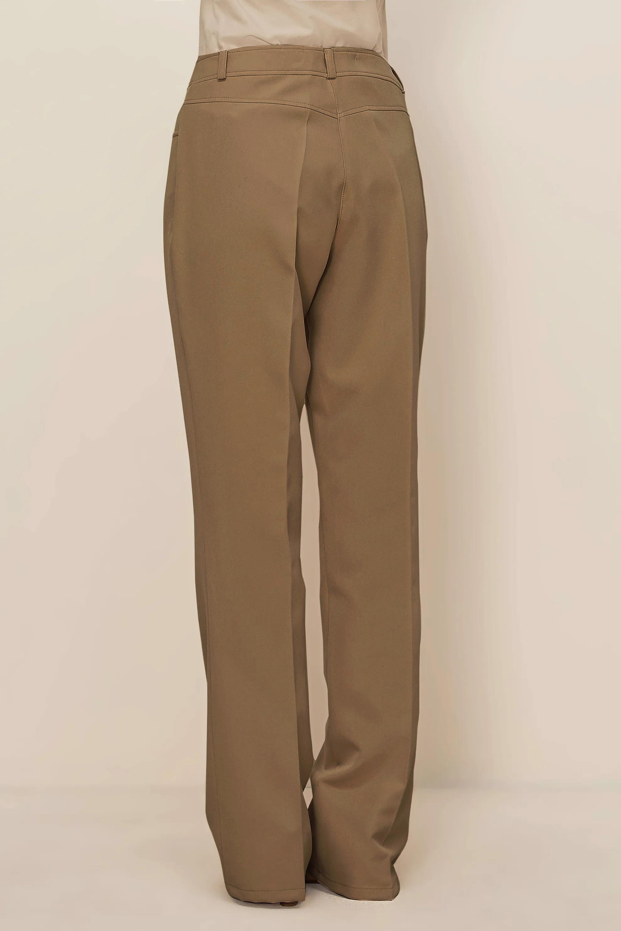 Tesettür giyim KAHVE DÜZ PAÇA PANTOLON 70921