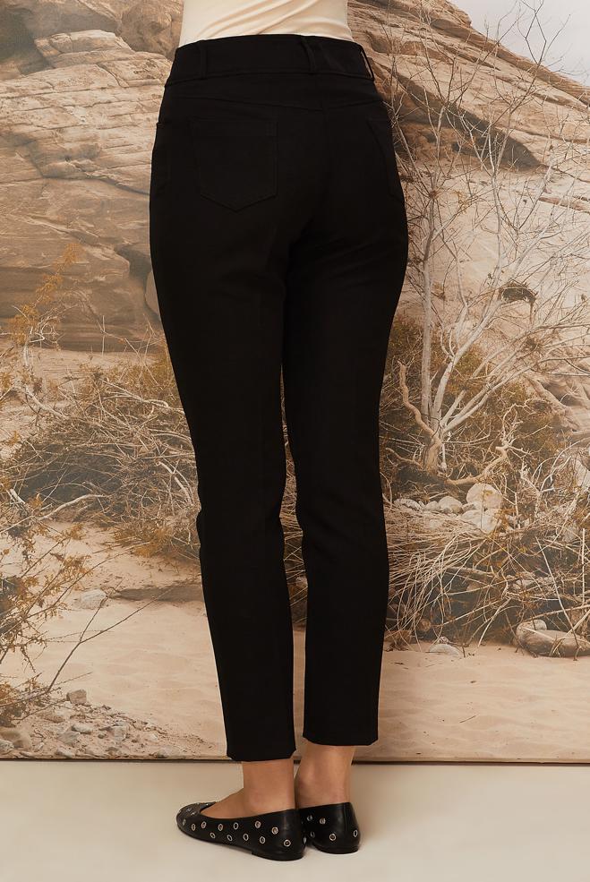 Tesettür giyim SİYAH BORU PAÇA PANTOLON 70922 - ALVİNA