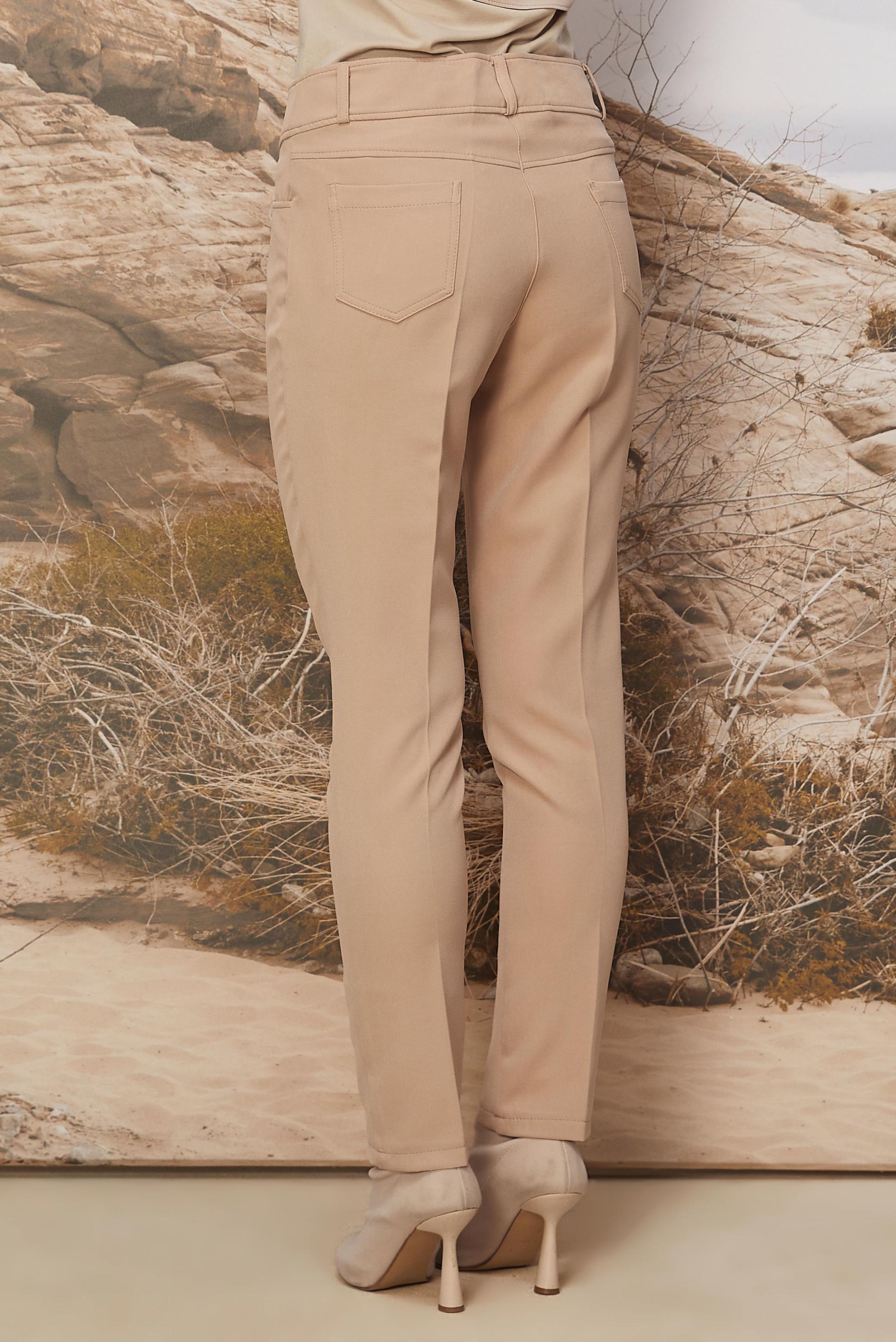 Hijab clothing BEIGE STRAIGHT CUT PANTS 70922