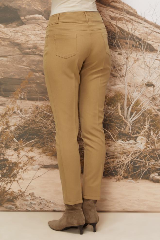 Vêtements hijab BEIGE PANTALON COUPE DROITE 70922 - ALVİNA