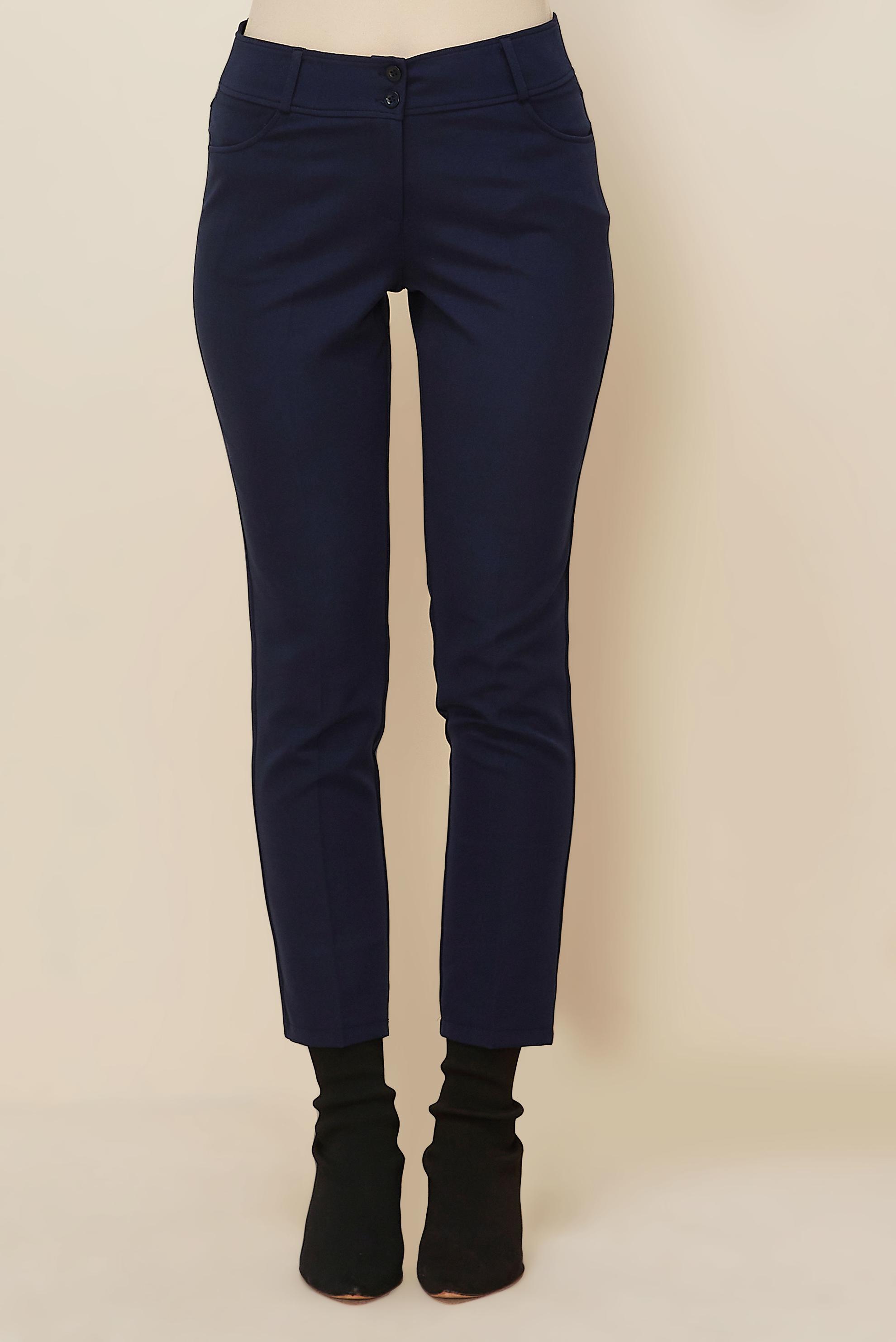 Hijab clothing NAVY BLUE STRAIGHT CUT PANTS 70922