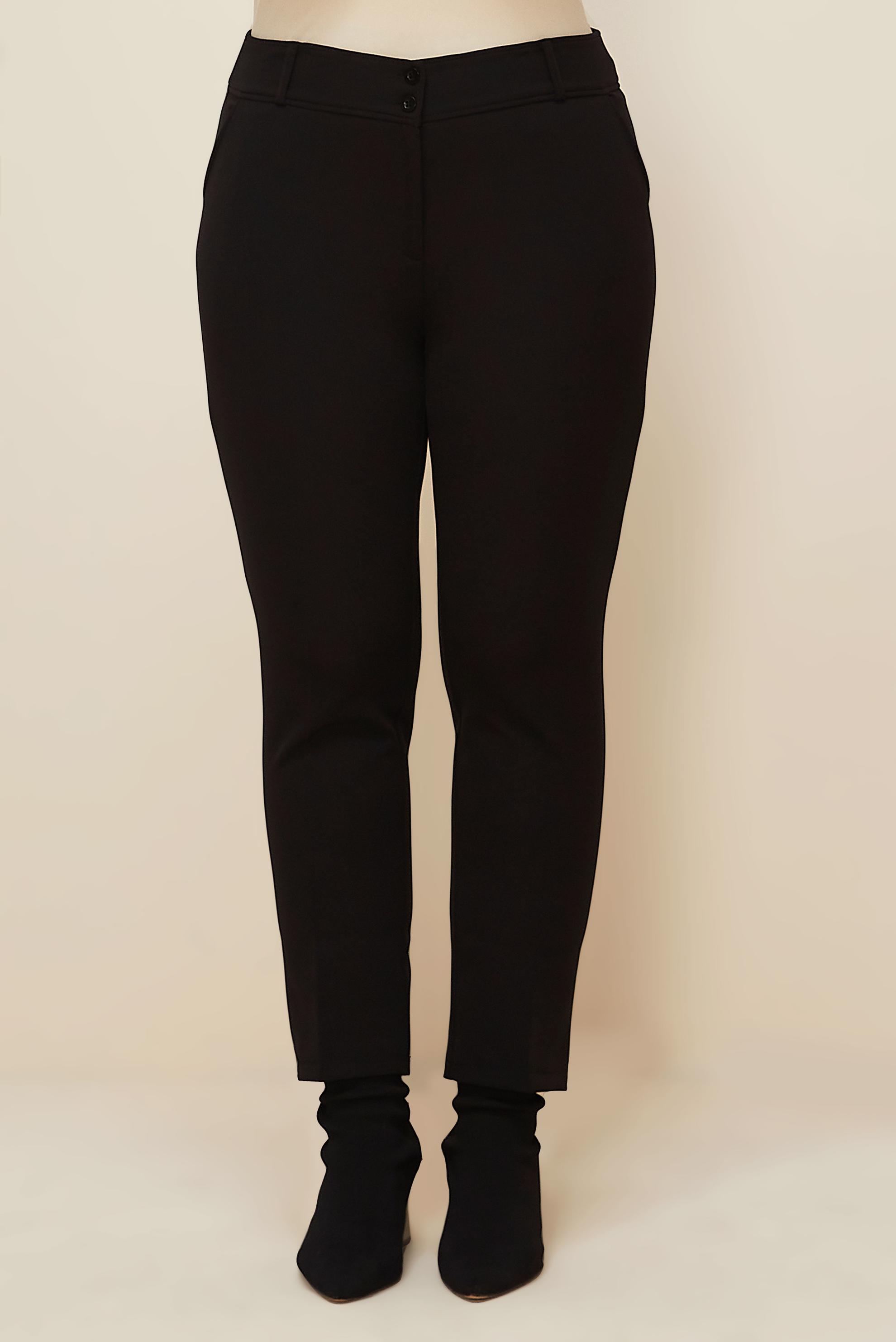 Vêtements hijab NOIR PANTALON COUPE DROITE 70923