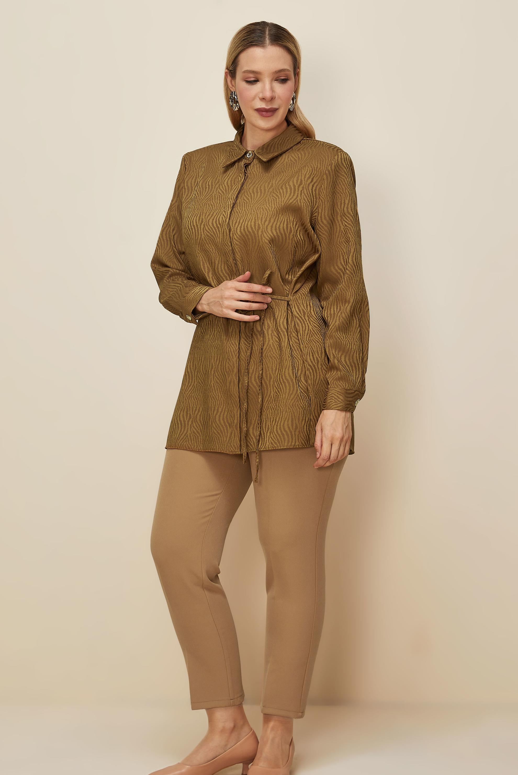 Vêtements hijab BEIGE PANTALON COUPE DROITE 70923