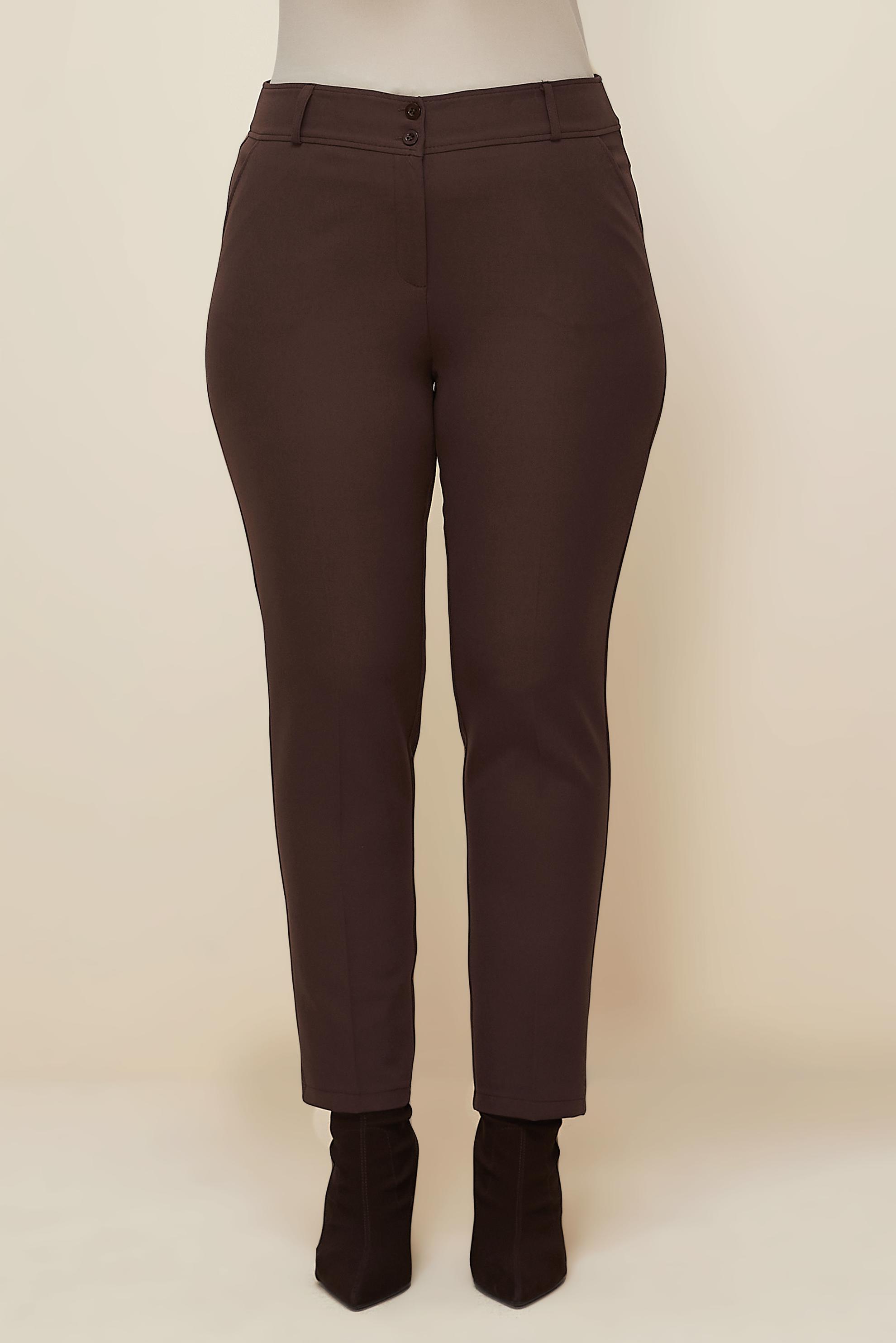 Vêtements hijab BRUN PANTALON COUPE DROITE 70923