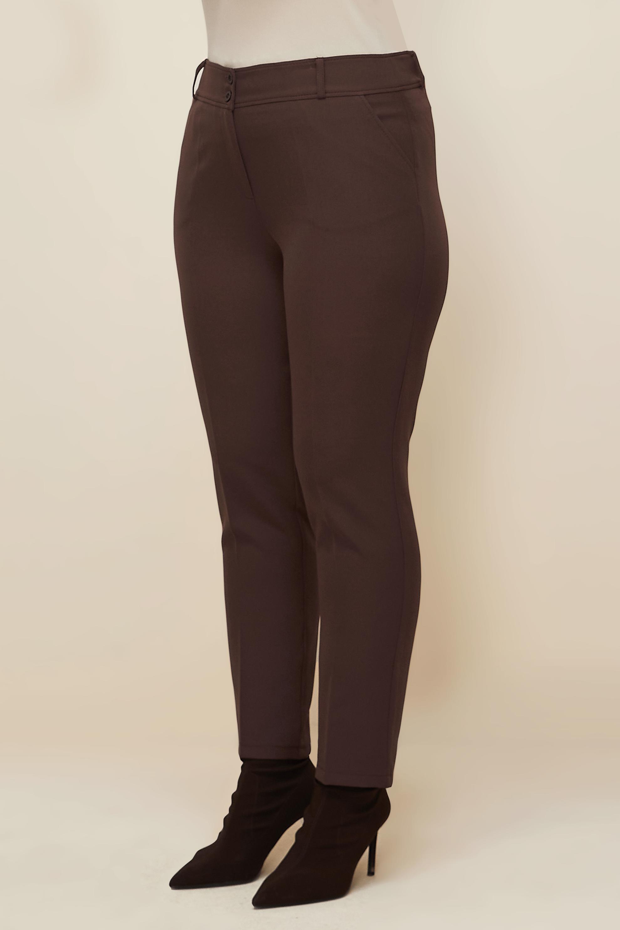 Vêtements hijab BRUN PANTALON COUPE DROITE 70923