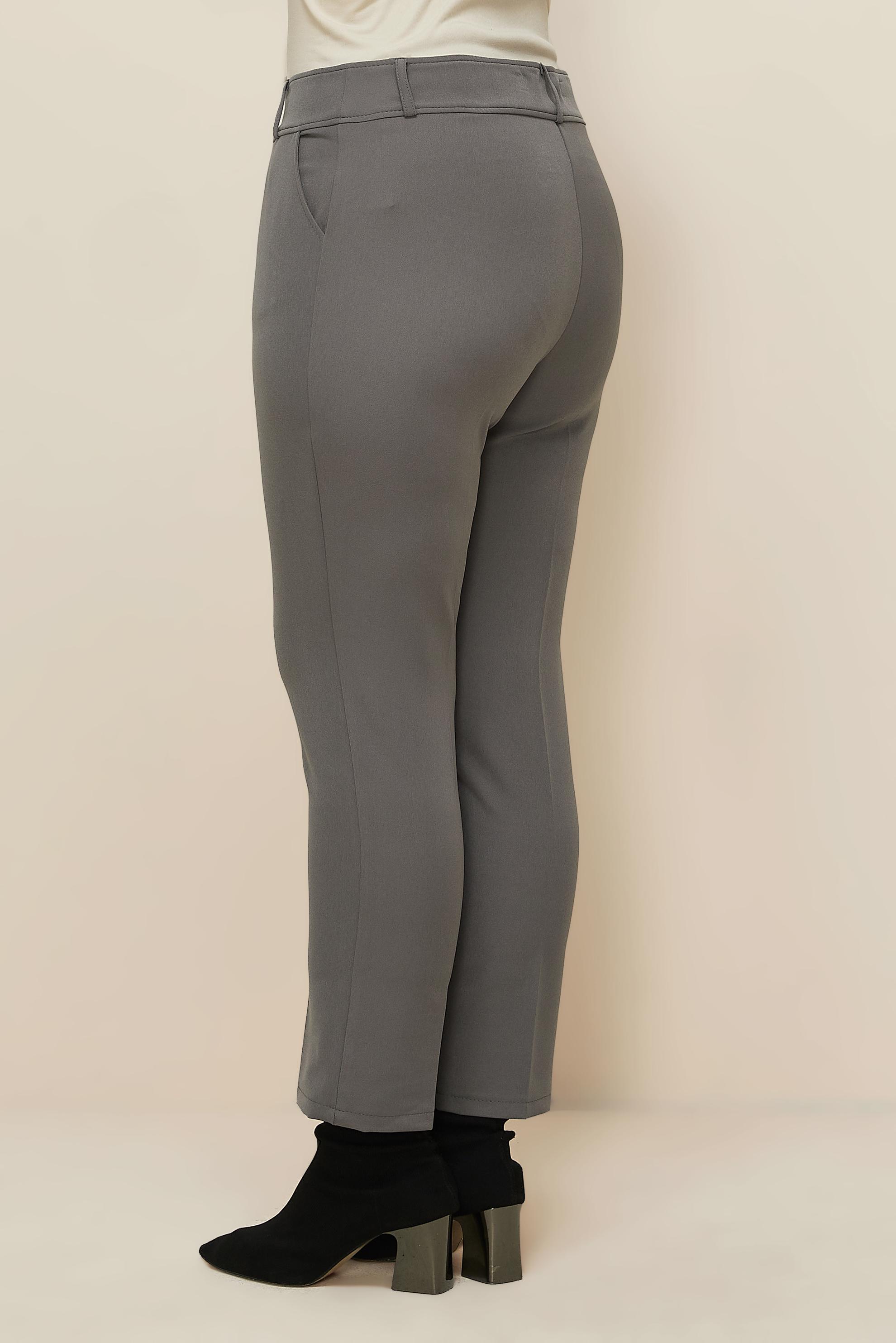 Vêtements hijab GRIS PANTALON COUPE DROITE 70923