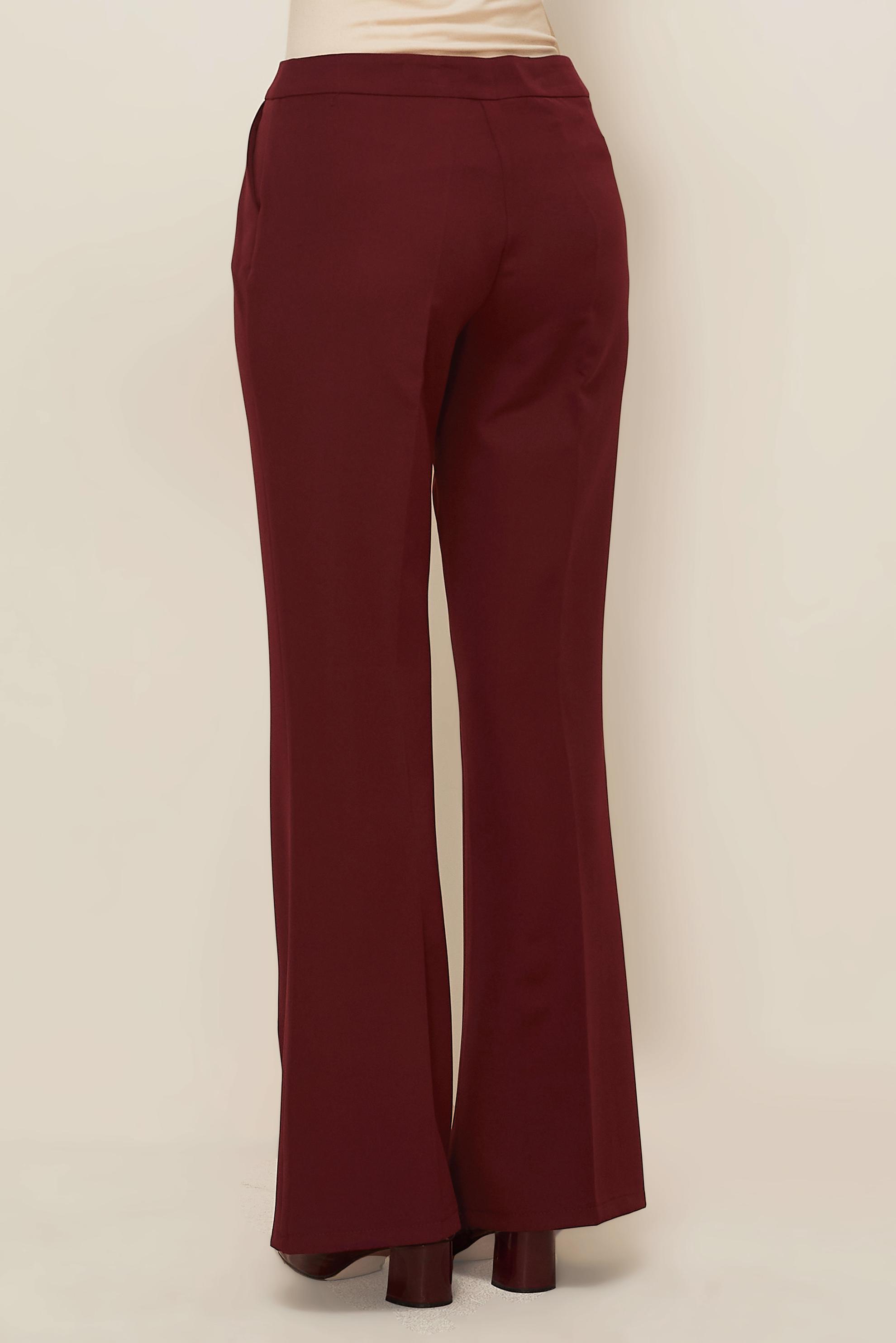 Vêtements hijab ROUGE BORDEAUX PANTALON LARGE 70924