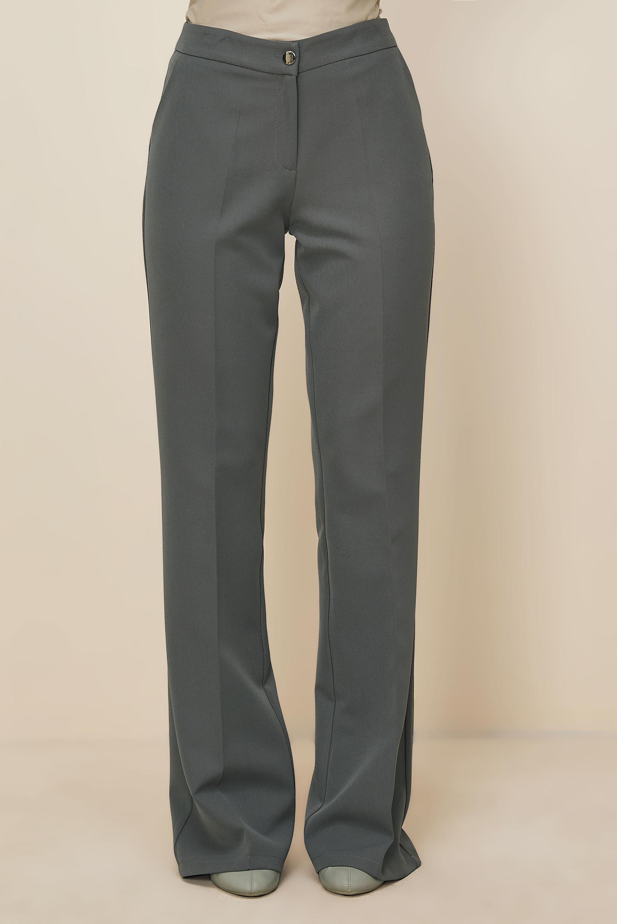 Tesettür giyim GRİ BOL PAÇA PANTOLON 70924