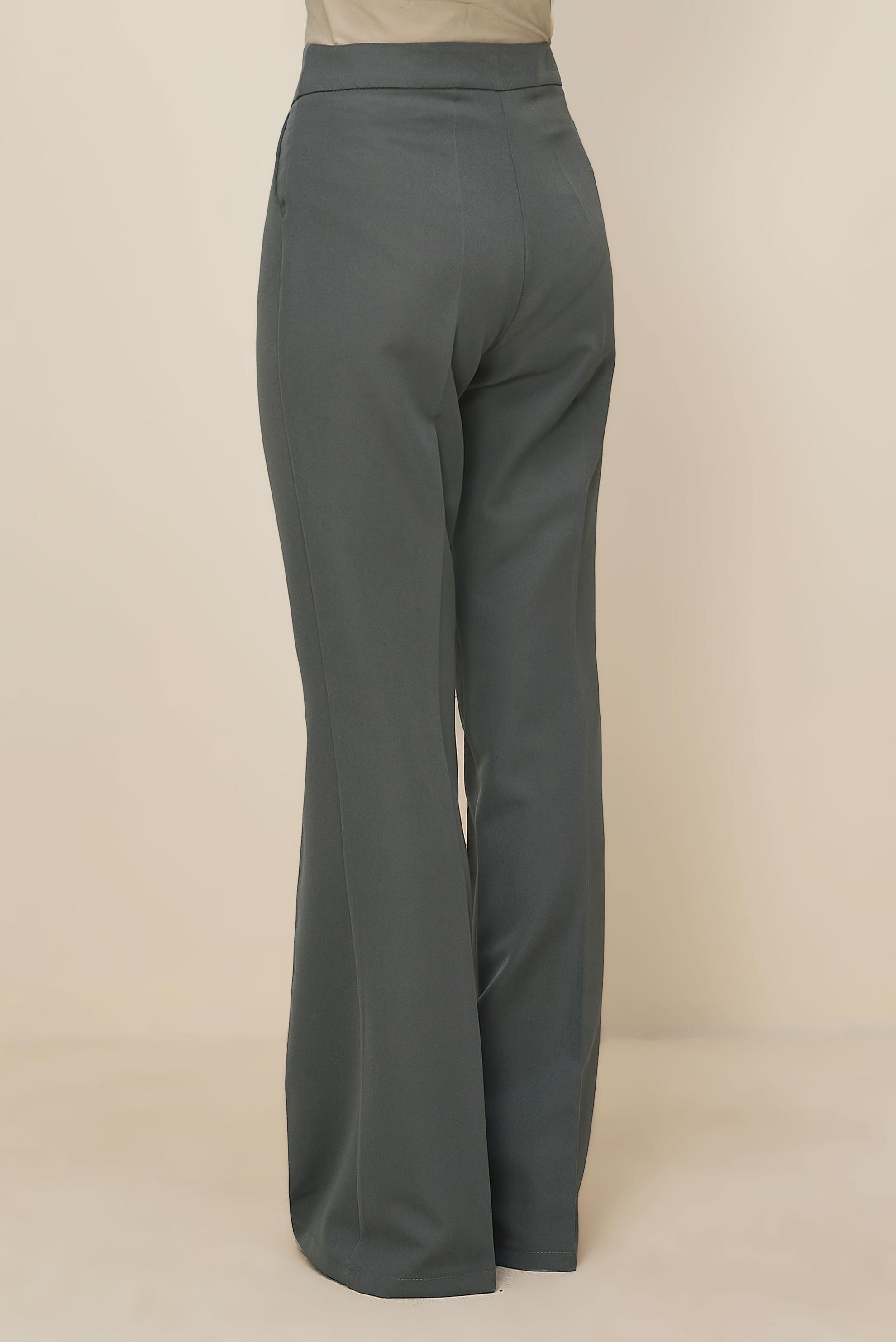 Tesettür giyim GRİ BOL PAÇA PANTOLON 70924