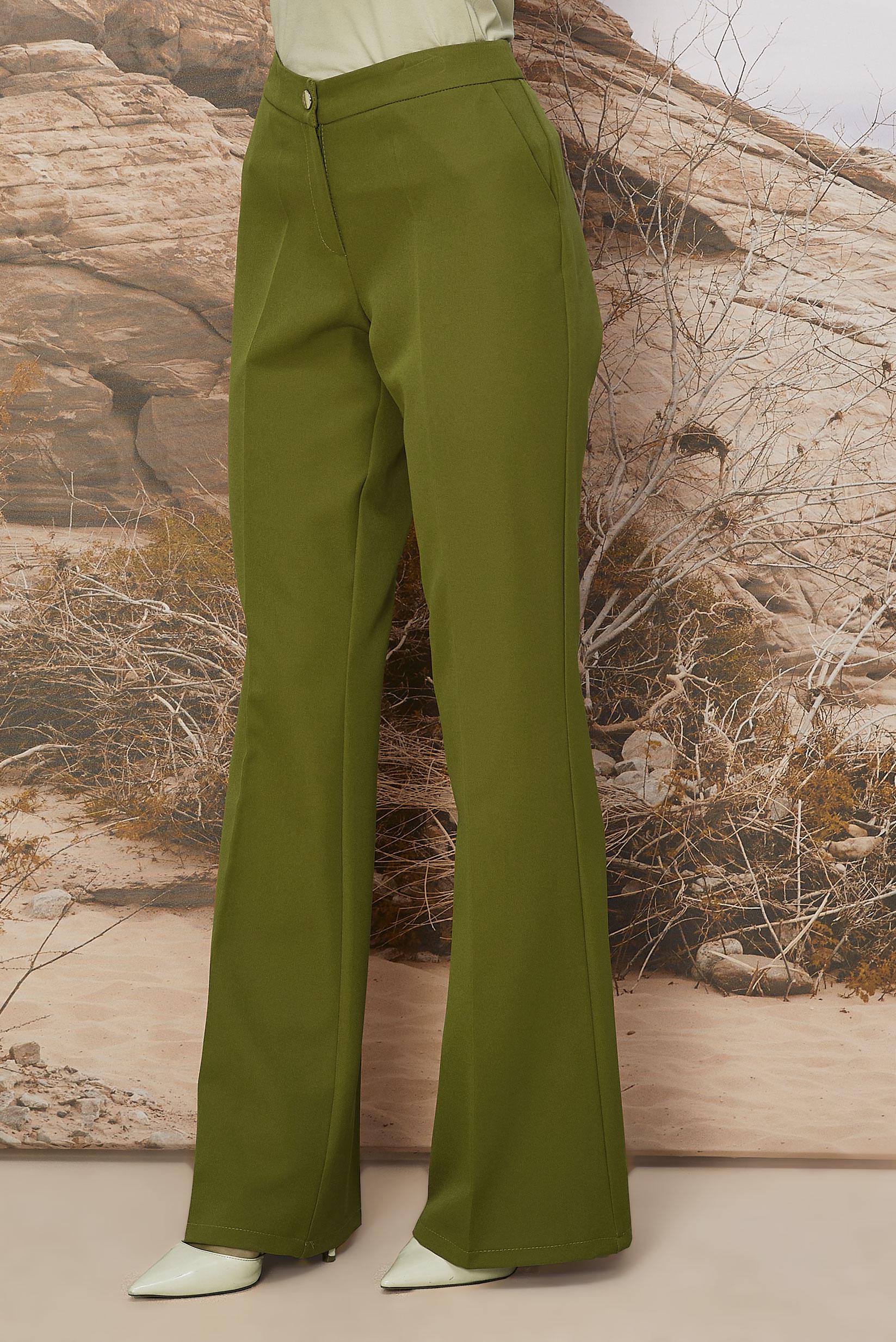 Hijab clothing GREEN WIDE LEG PANTS 70924