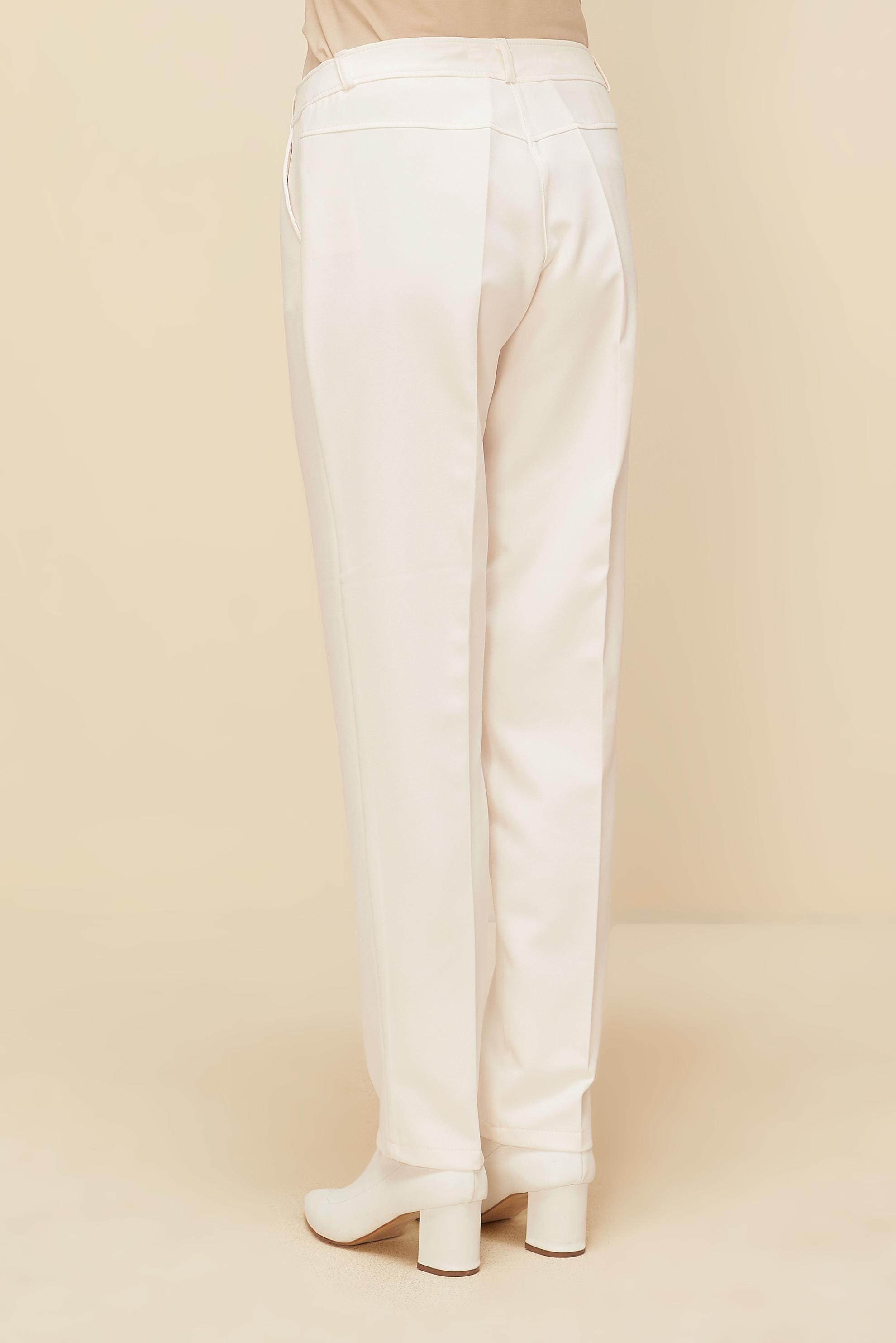 Tesettür giyim BEYAZ HAVUÇ KESİM PANTOLON 70925