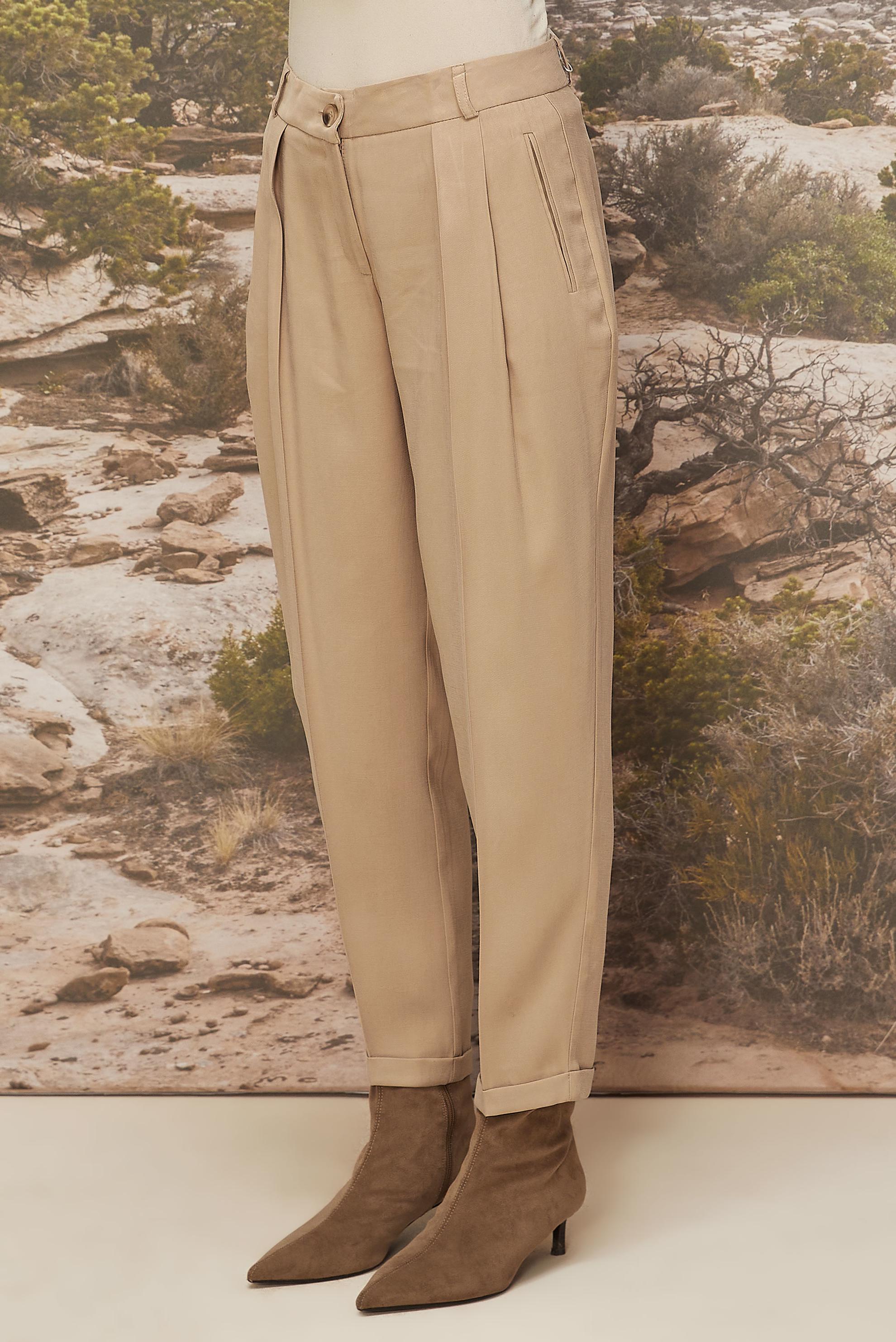 Vêtements hijab BRUN PANTALON PLISSÉ 70930