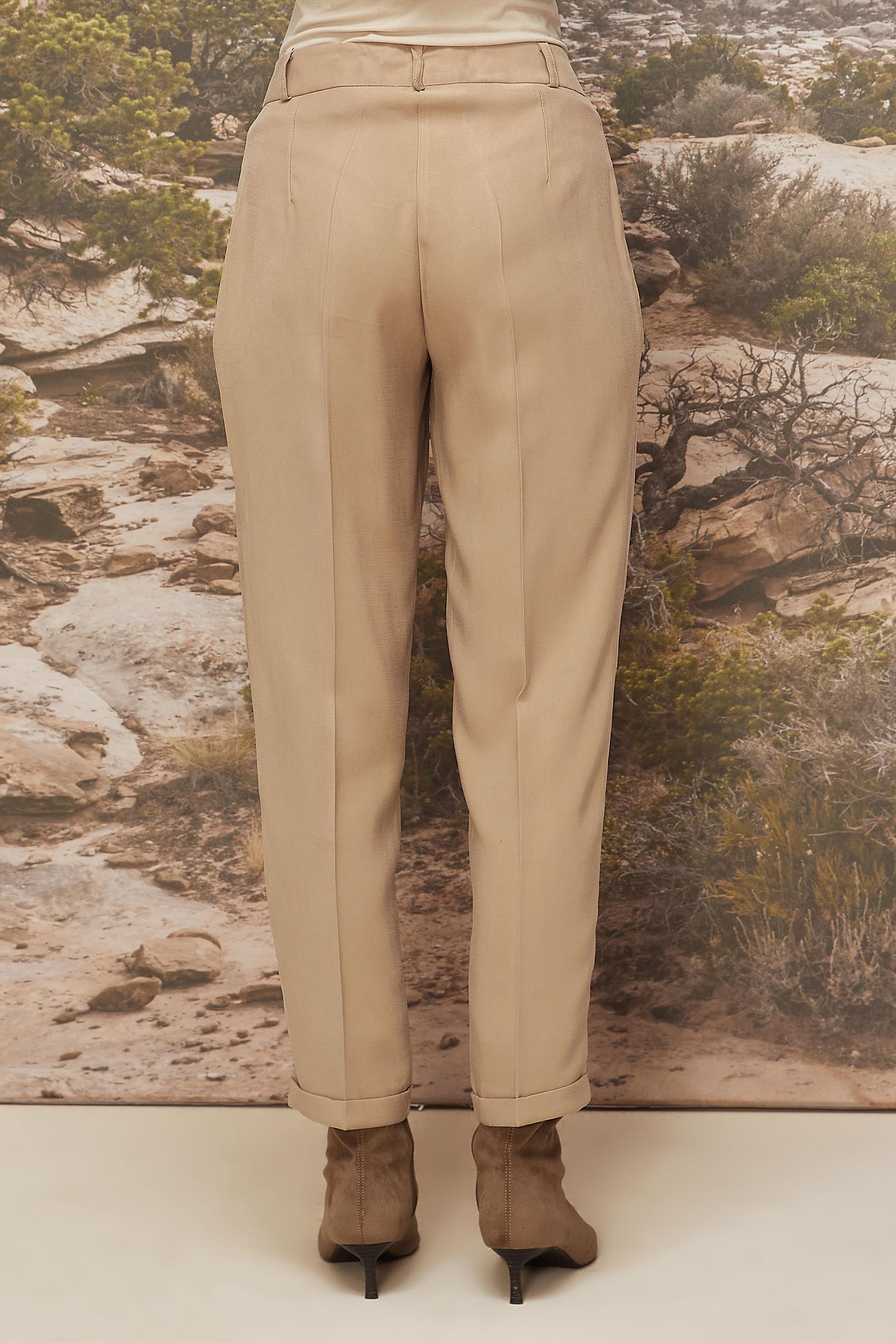 Vêtements hijab BRUN PANTALON PLISSÉ 70930