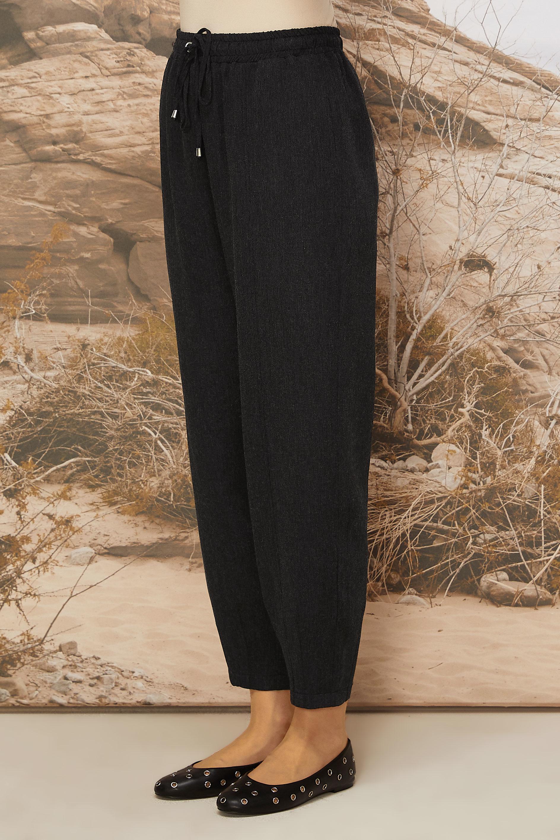 Vêtements hijab NOIR PANTALON TAILLE ÉLASTIQUE 70931