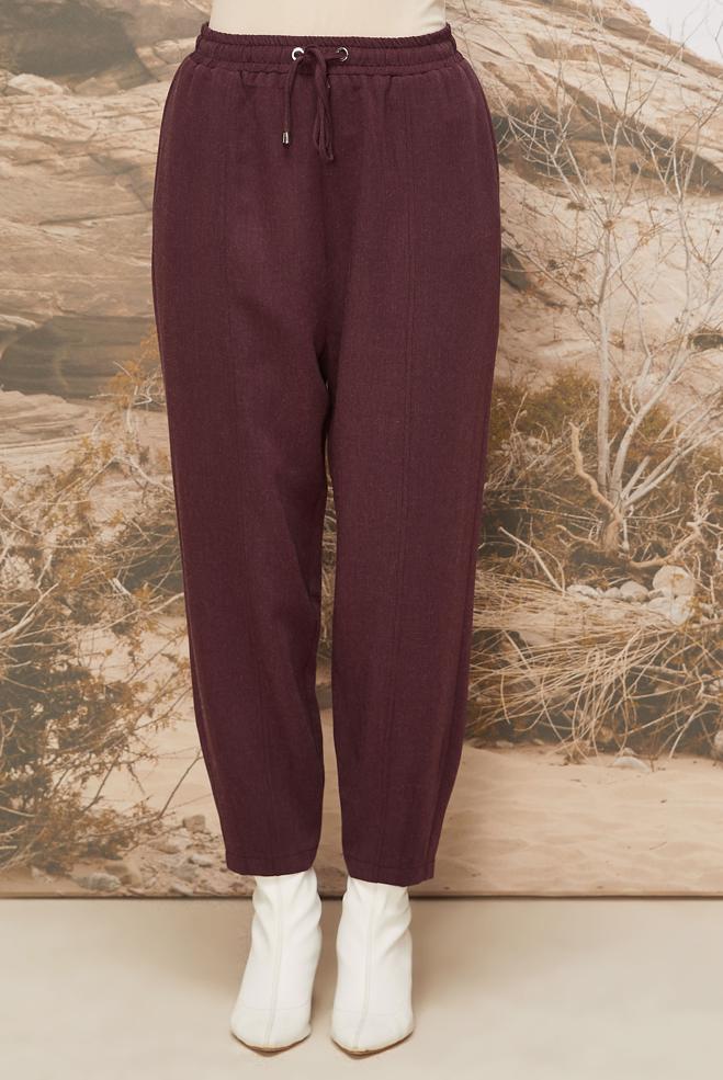 Hijab clothing CLARET RED 70931 JAKAR 740 PANTOLON 38-46 - ALVİNA