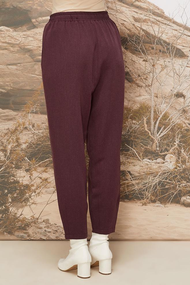 Hijab clothing CLARET RED 70931 JAKAR 740 PANTOLON 38-46 - ALVİNA