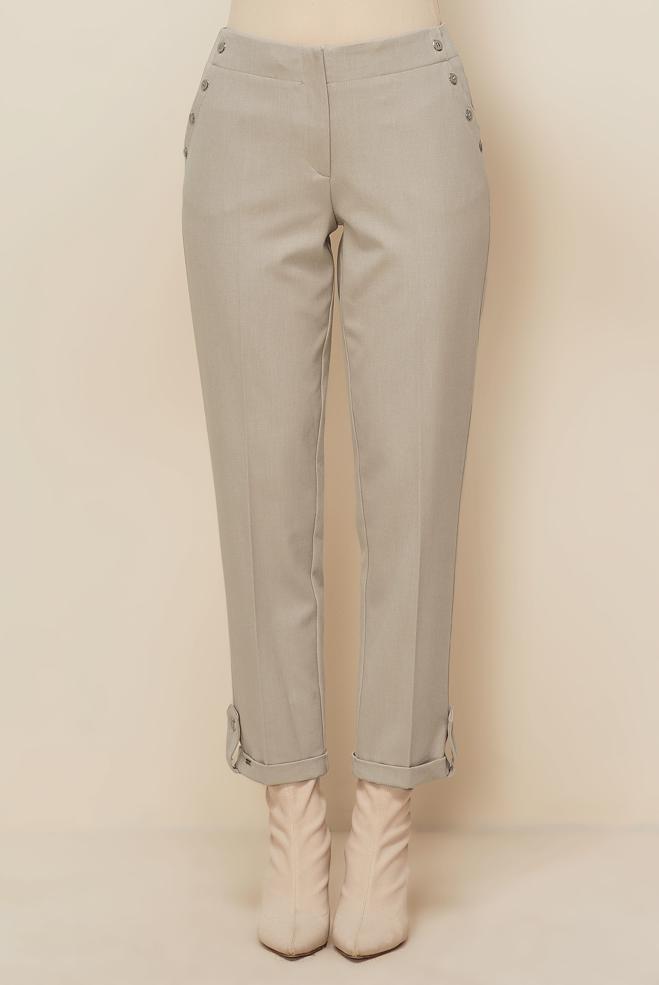 Hijab clothing BEIGE 70938 PADME PANTOLON 38-44  TEK 40 - ALVİNA