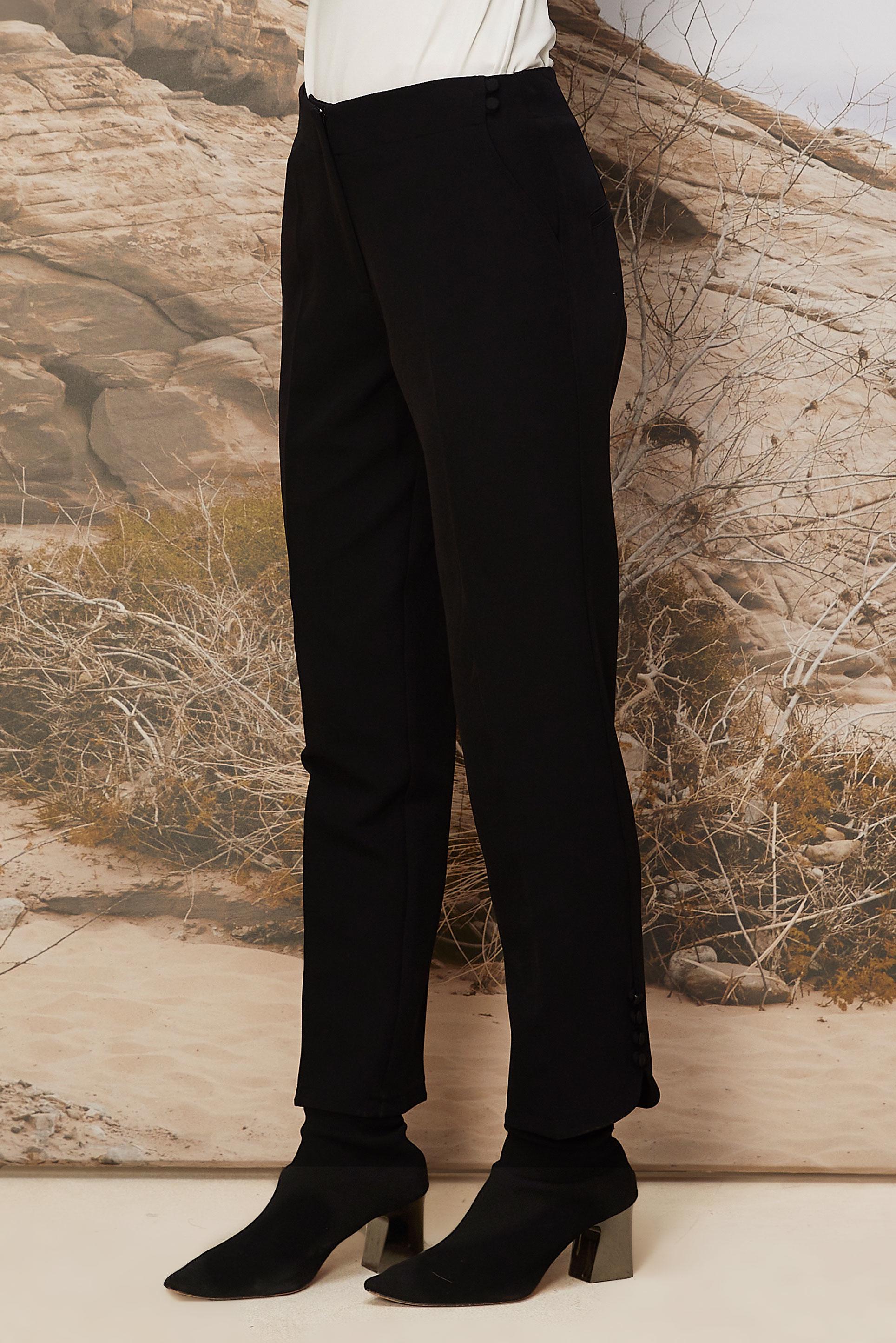 Hijab clothing BLACK BUTTON DETAILED PANTS 70941