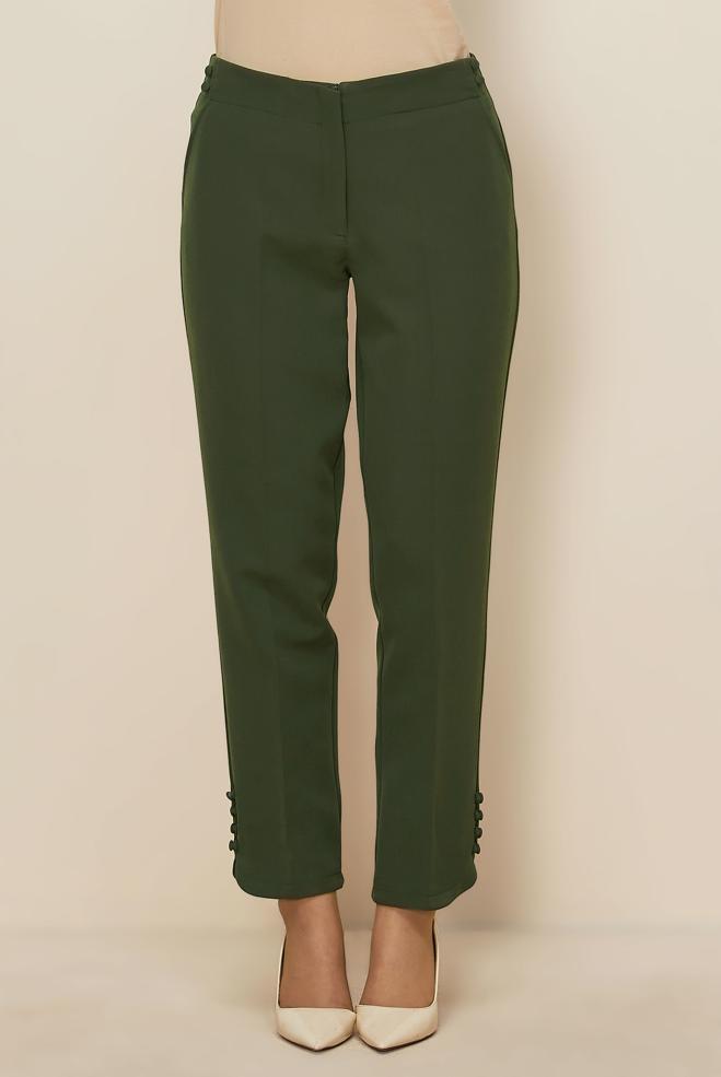 Tesettür giyim HAKİ 70941 44102 PANTOLON 38-48 TEK 42 - ALVİNA