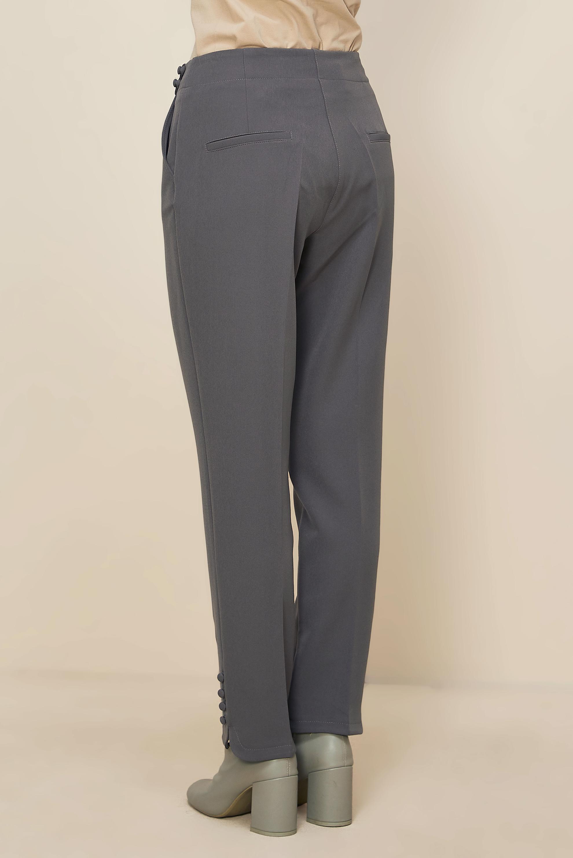 Hijab clothing GREY BUTTON DETAILED PANTS 70941