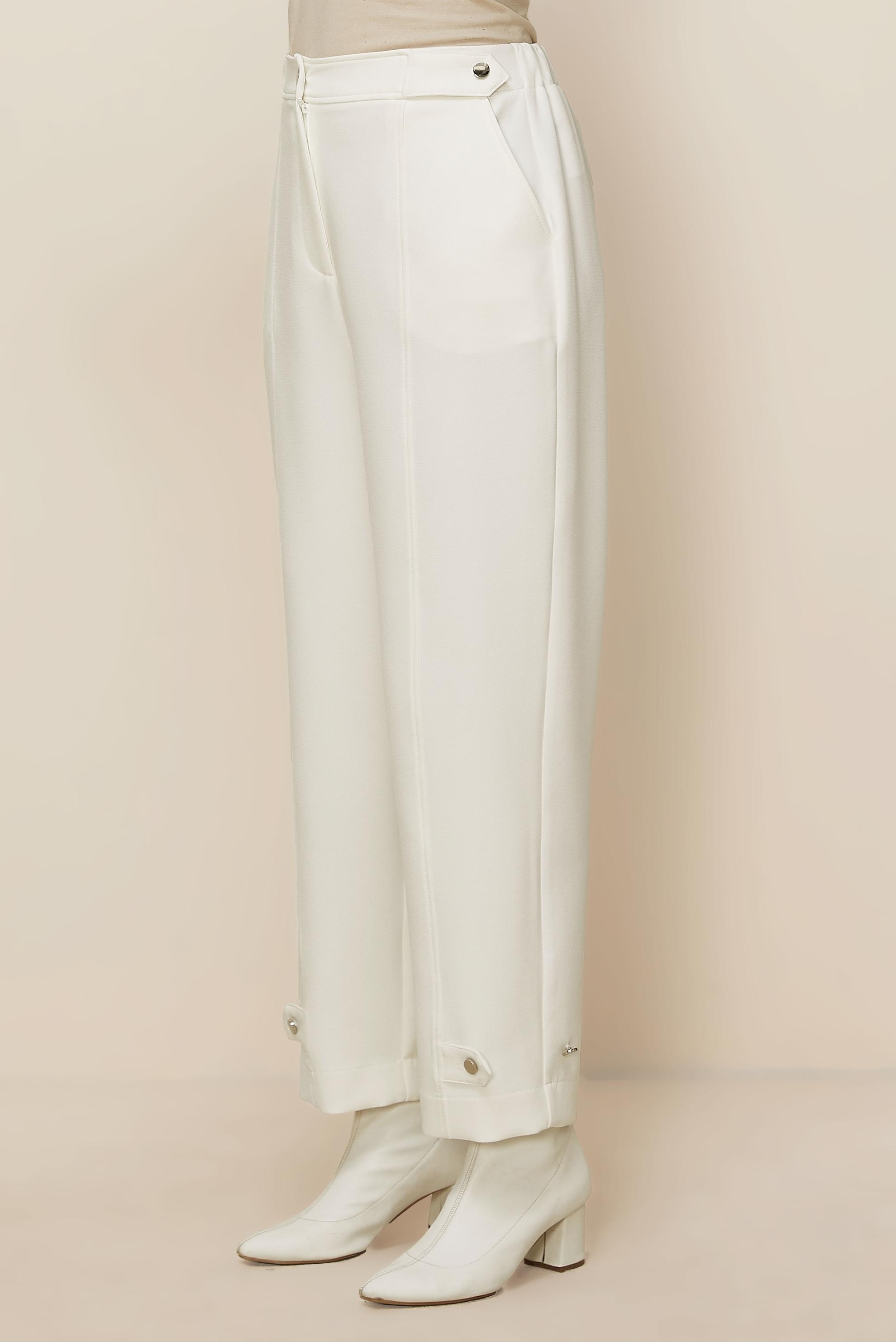 Tesettür giyim BEYAZ 70943 10023 PANTOLON 38-46 TEK 42