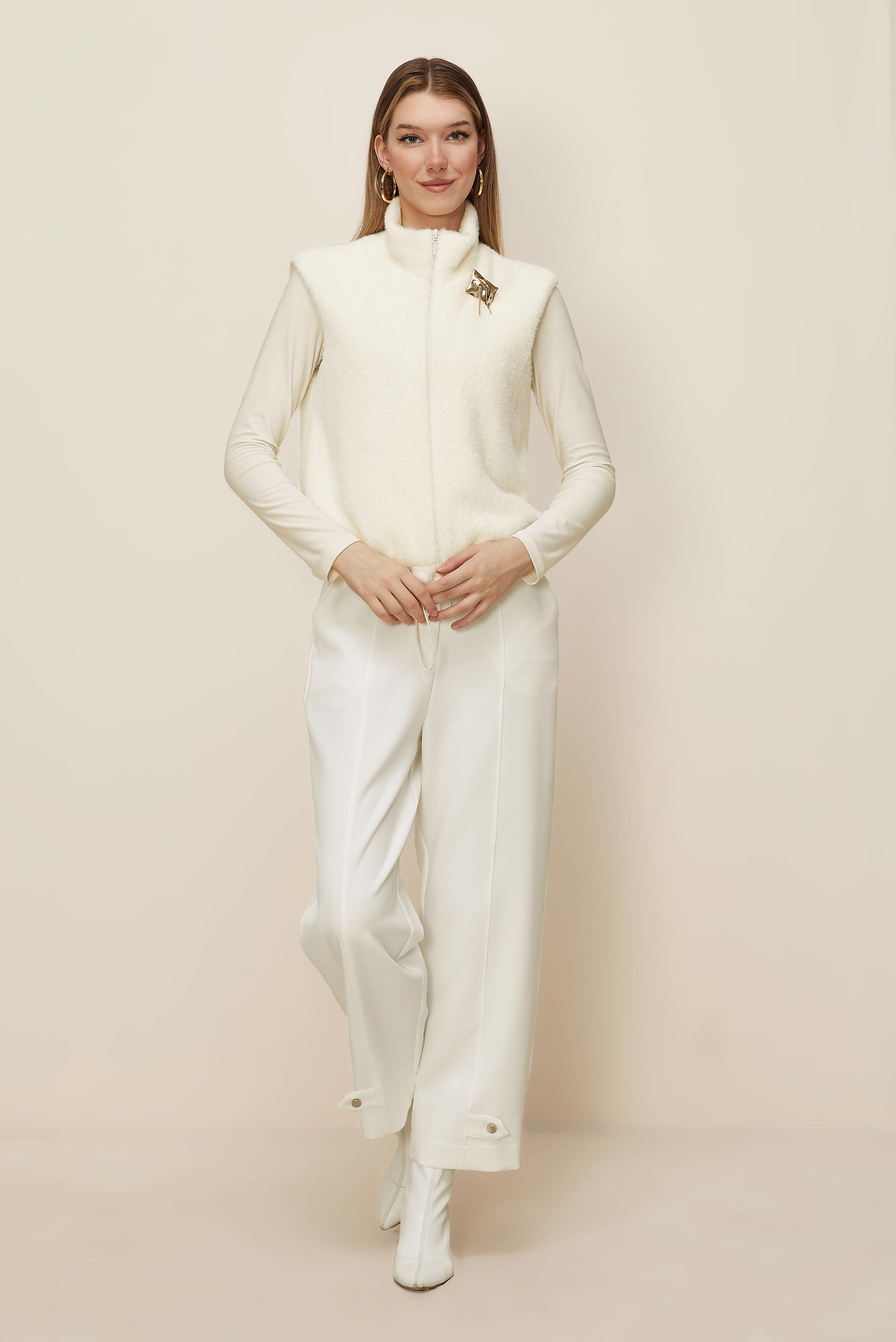 Tesettür giyim BEYAZ 70943 10023 PANTOLON 38-46 TEK 42