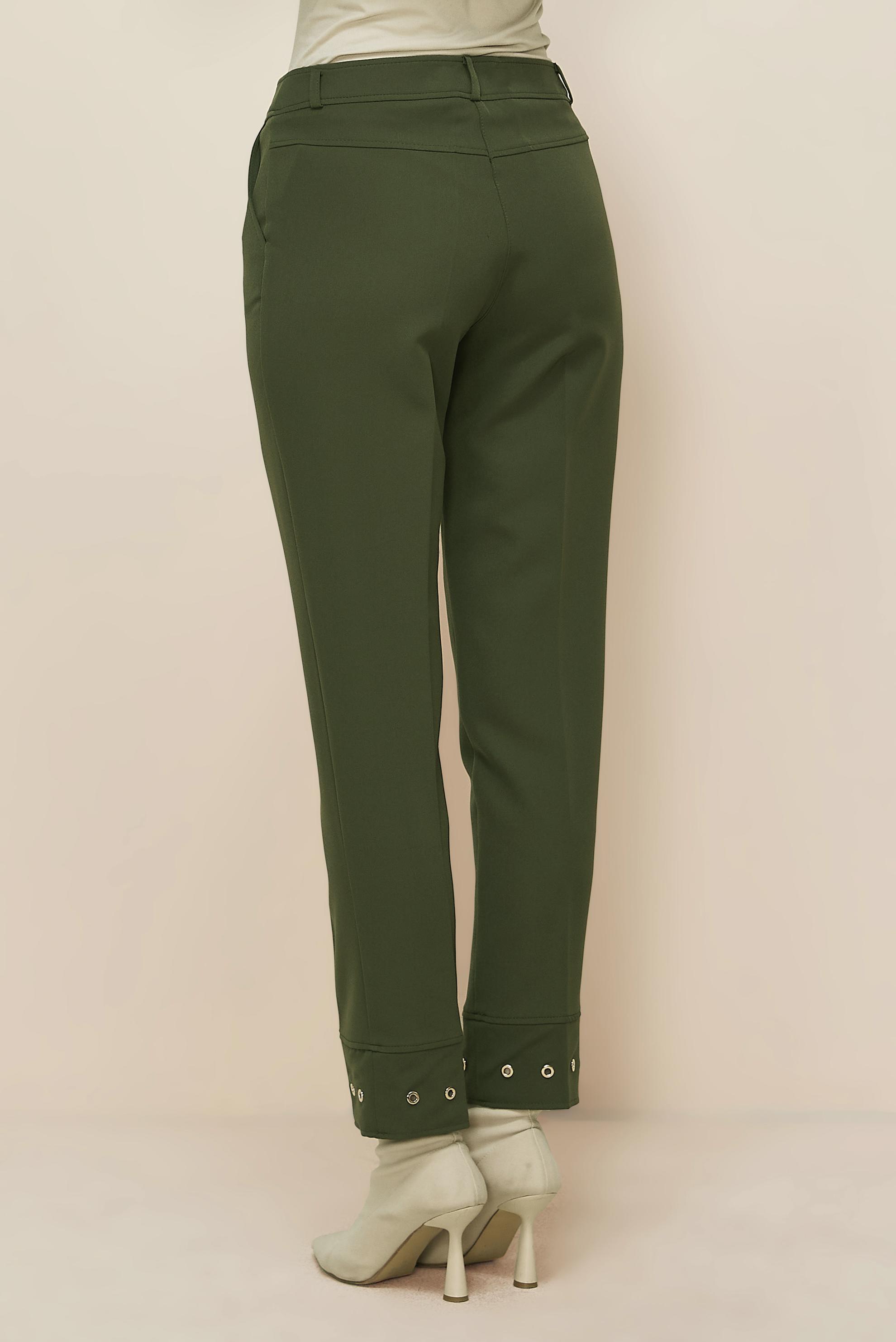 Vêtements hijab KAKI PANTALON DÉTAILLÉ À ŒILLETS 70945
